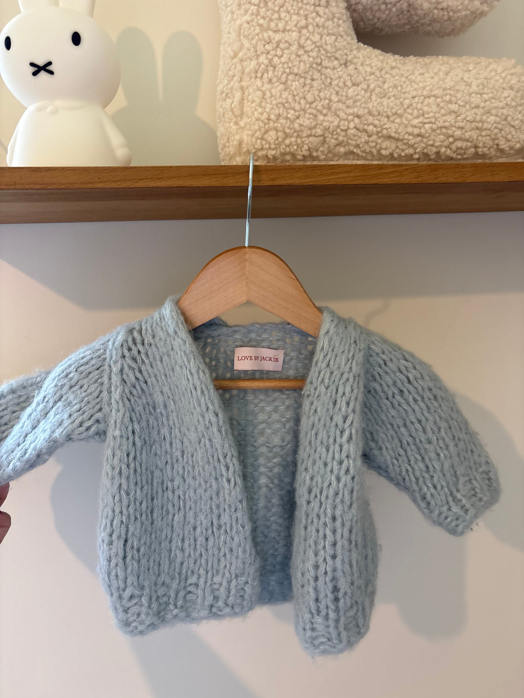 Love By Jackie - blauwe knit - 6M