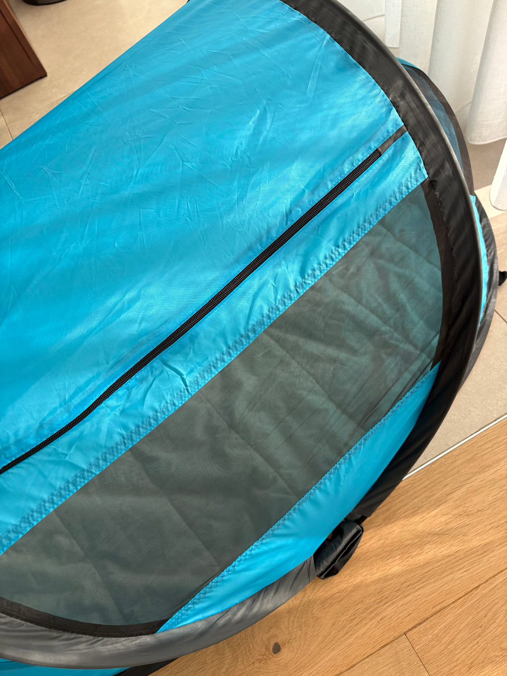 Deryan - blauwe travel cot tent