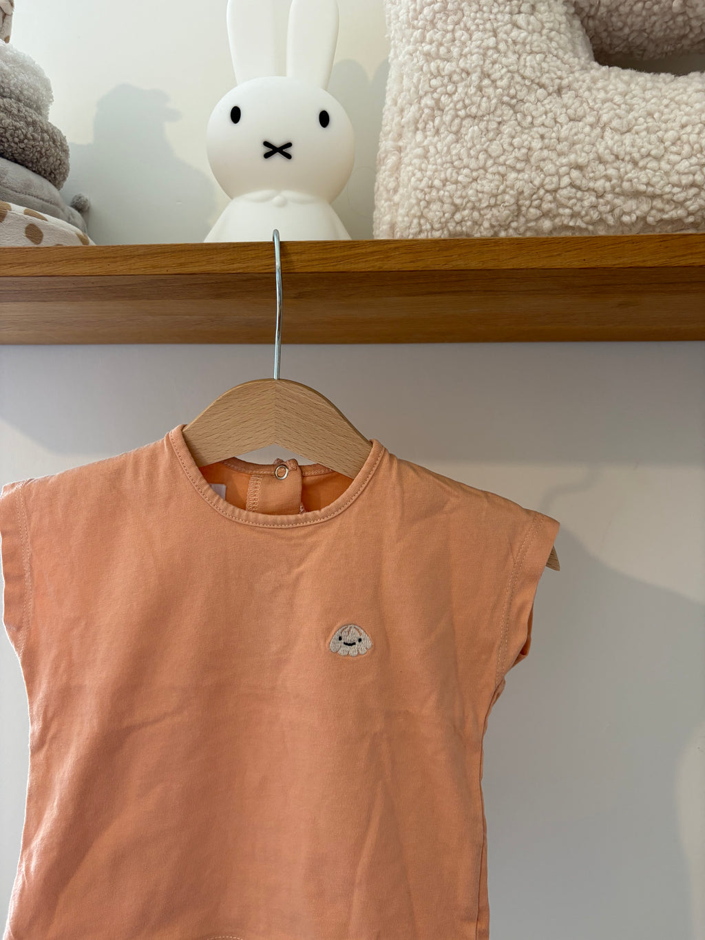 P'tit Filou - pasteloranje tshirt - 9M