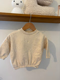 Next - beige sweater - 9/12 M
