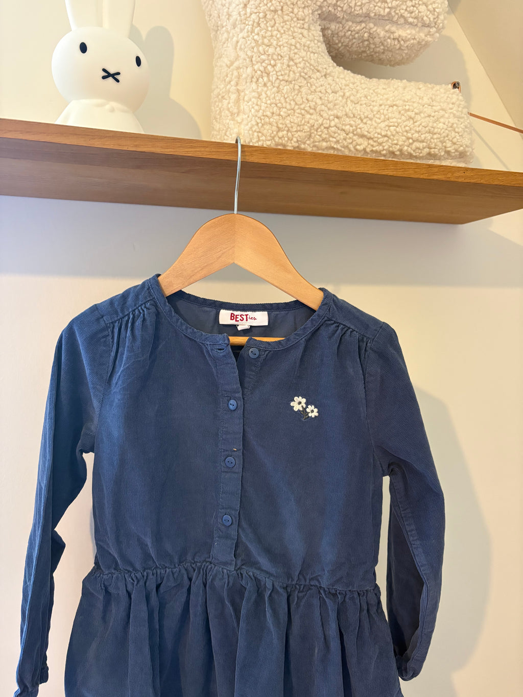 JBC - blauw jurkje - 116