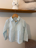H&M - groen hemdje - 4/5Y