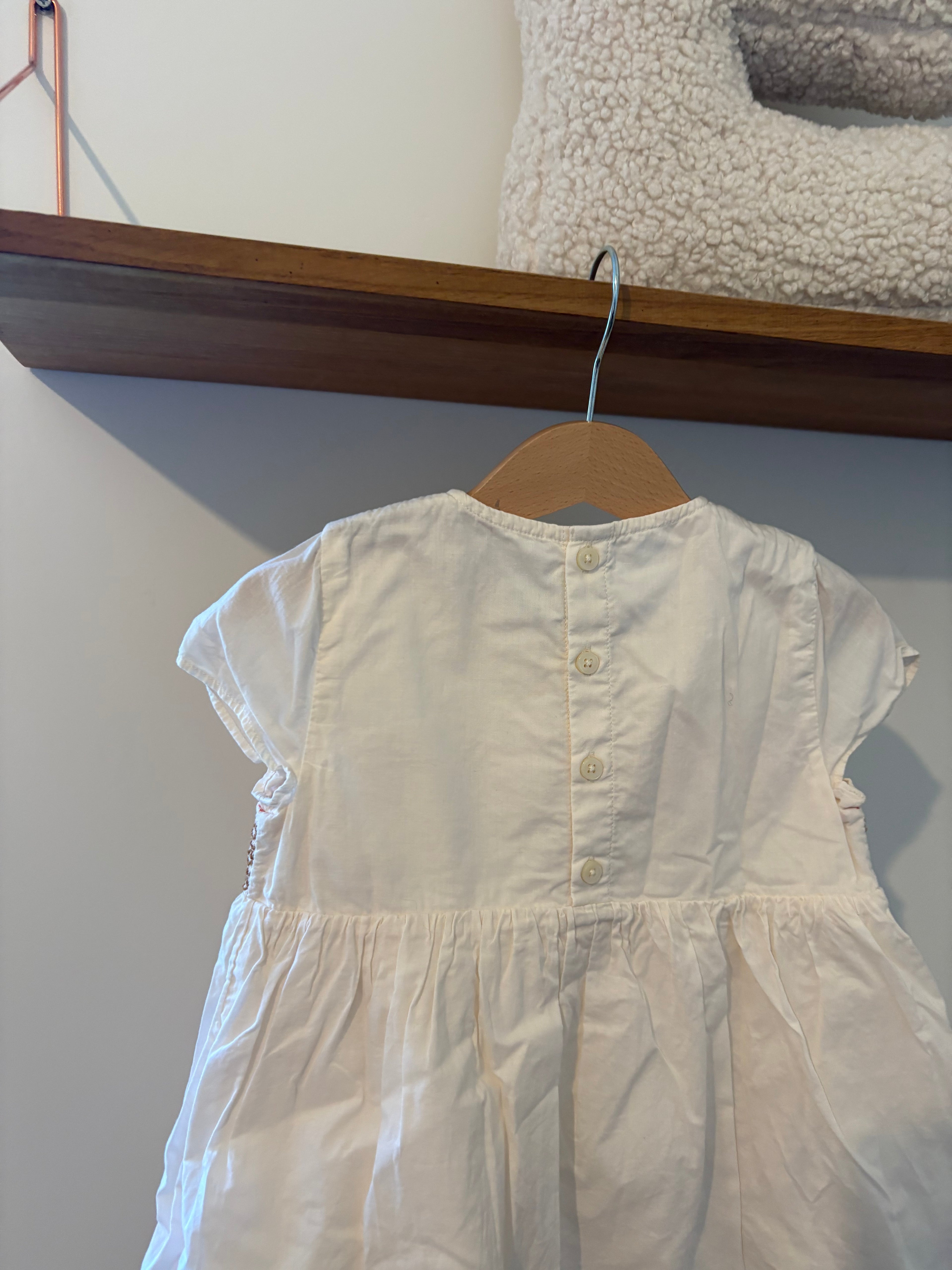 Petit Bateau kleedje oranje details - 81