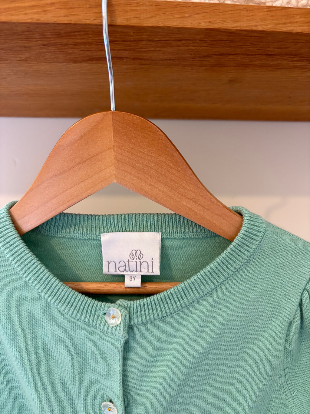 Natini - groen truitje - 3Y