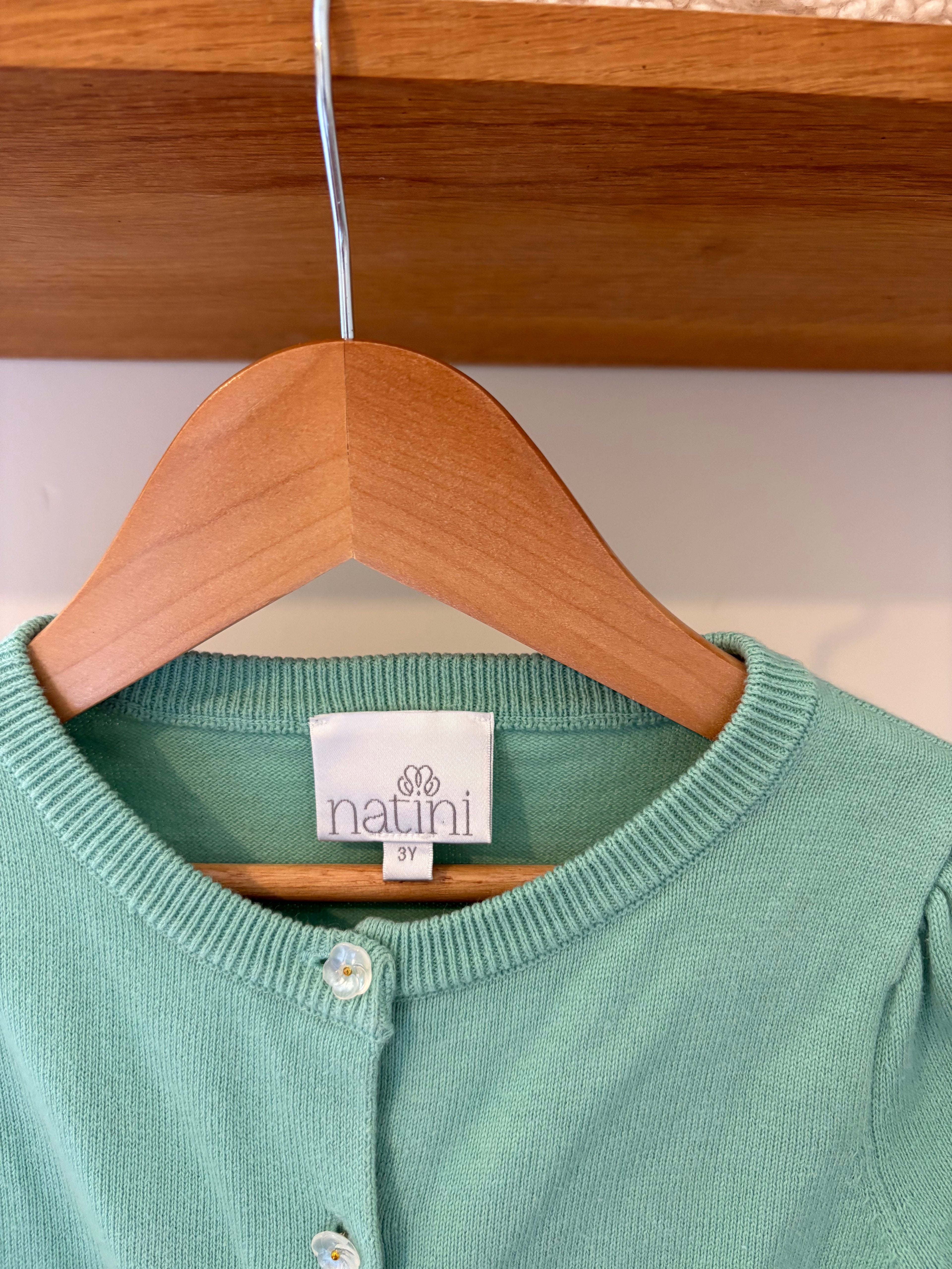 Natini - groen truitje - 3Y