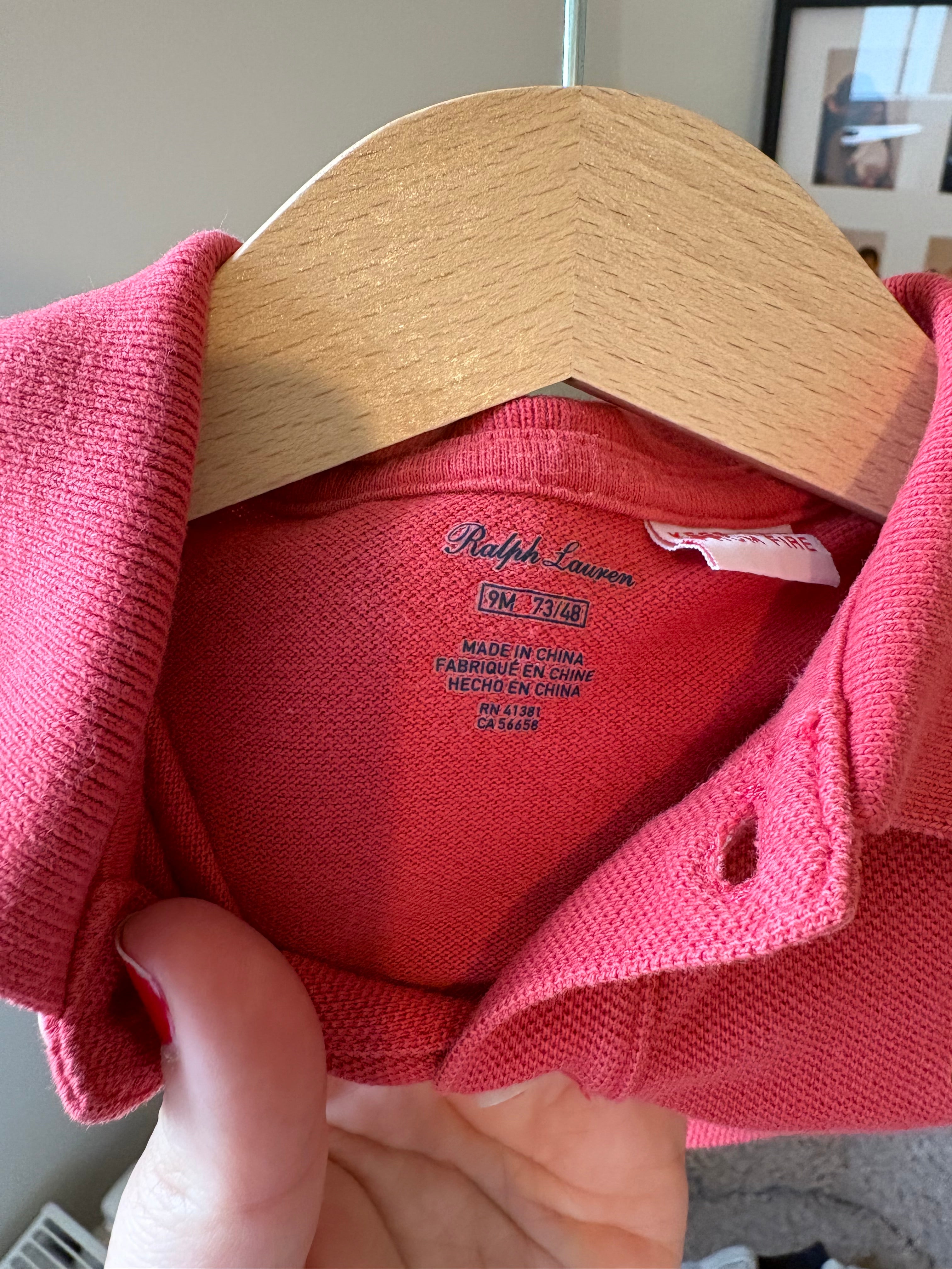 Ralph Lauren - Rode polo body - 74