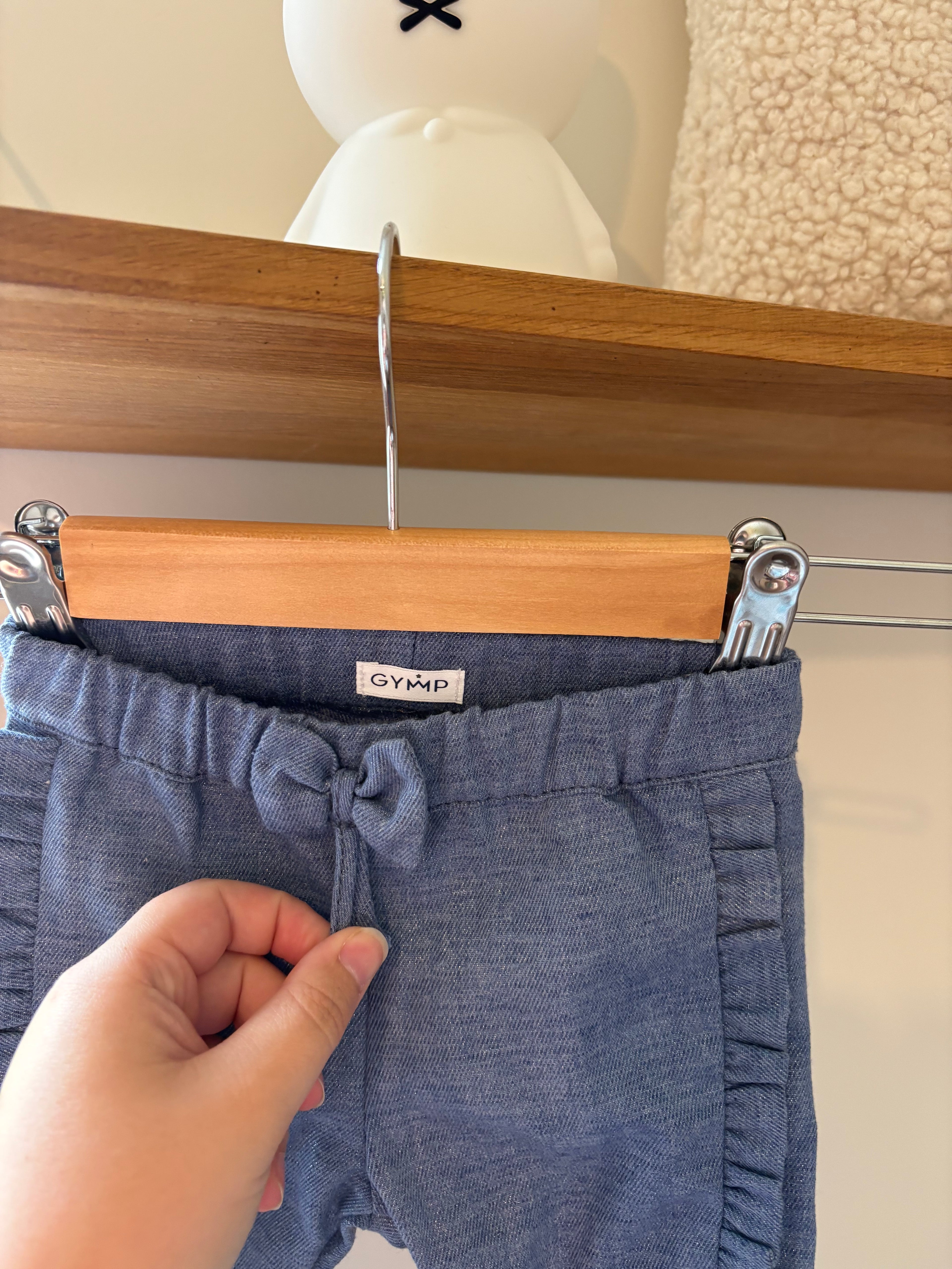 Gymp - blauw broekje - 3M