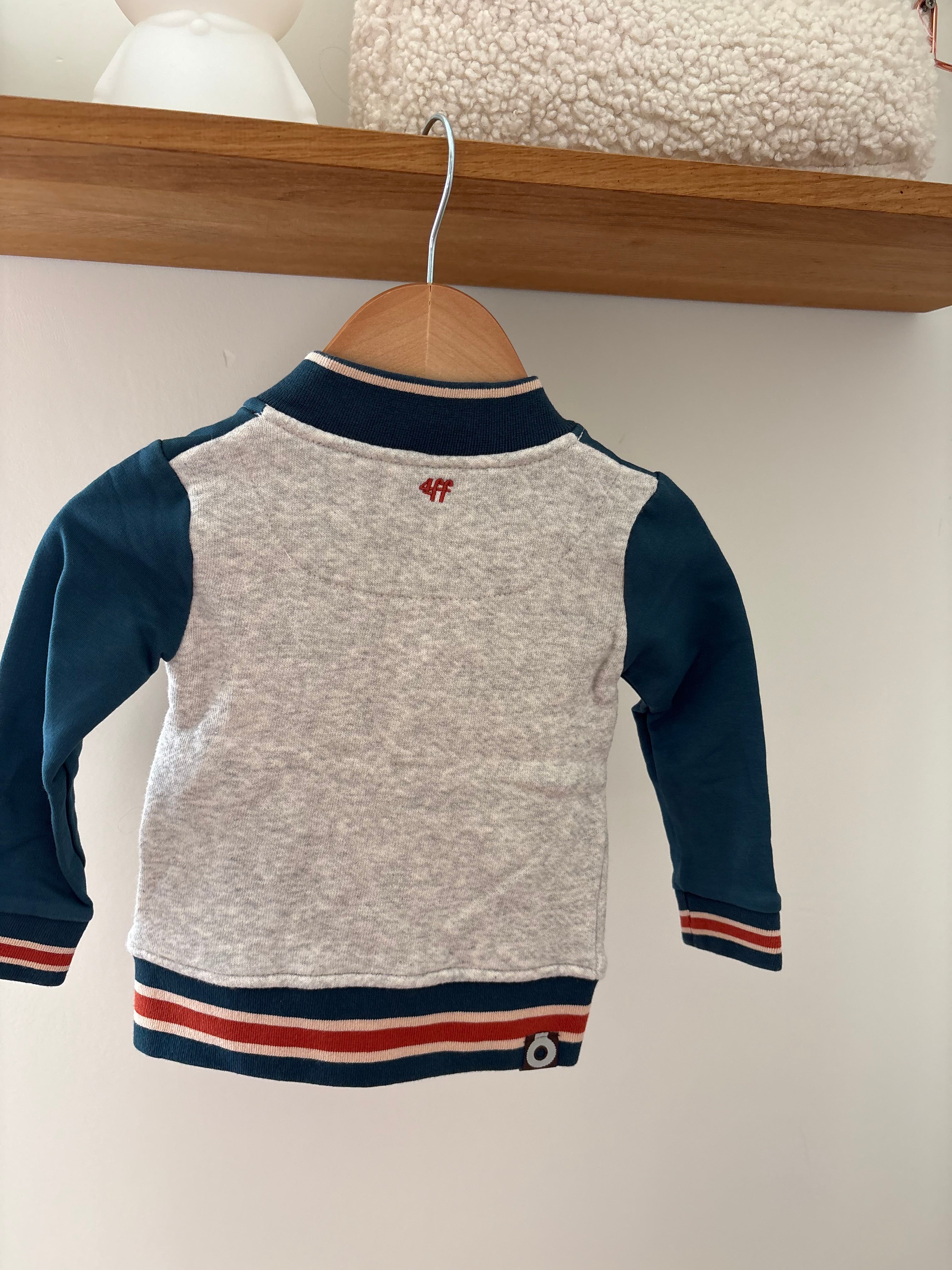 Funky Flavours - trui met rits - 74/80