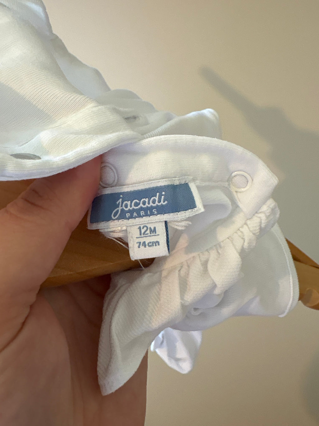 Jacadi - body met kraagje - 12M