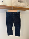 Zara - blauwe corduroy broek - 98
