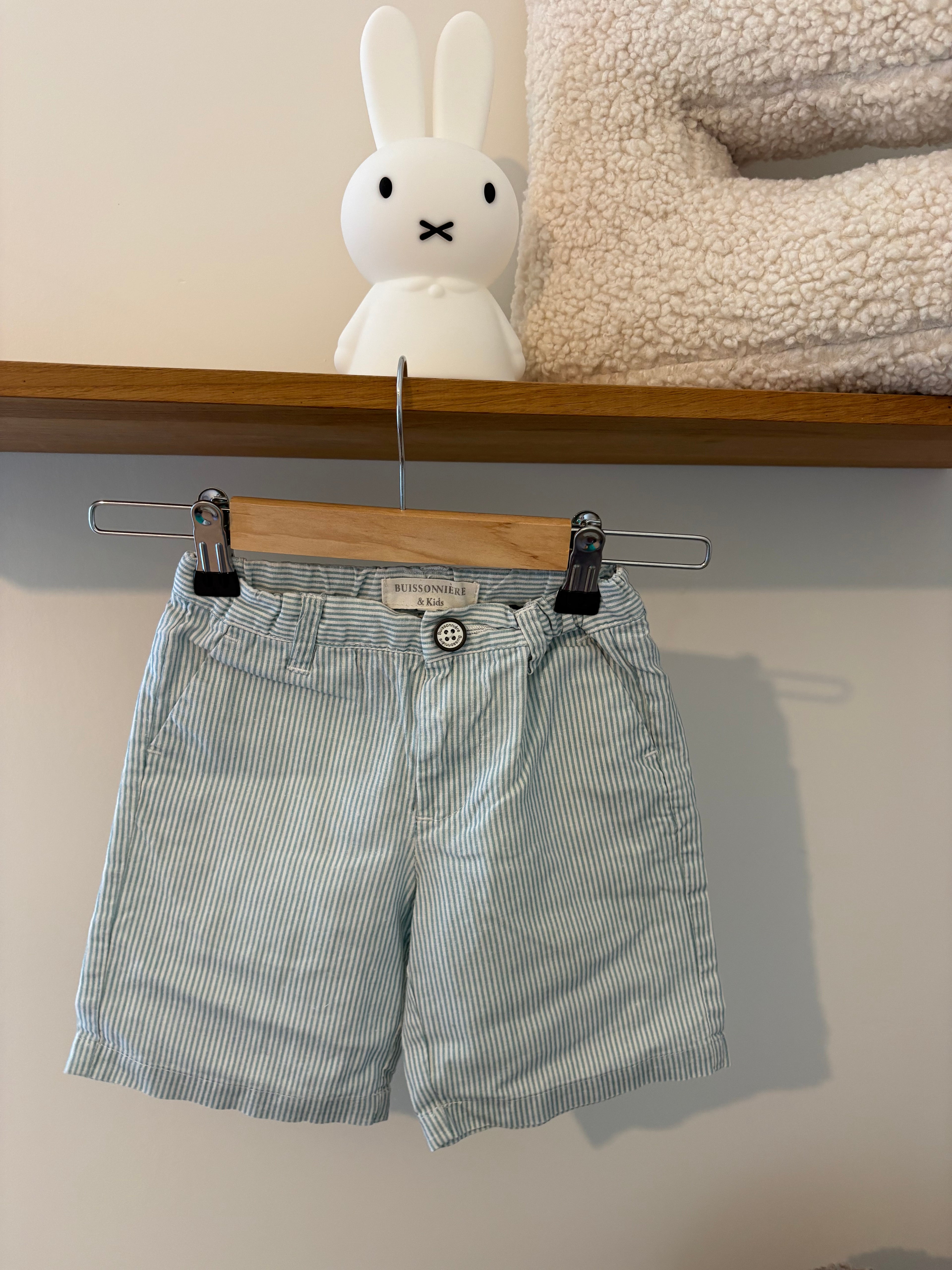 Buissoniere - gestreepte short - 4/5Y