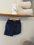 Monoprix - blauwe short pelikaan - 5Y