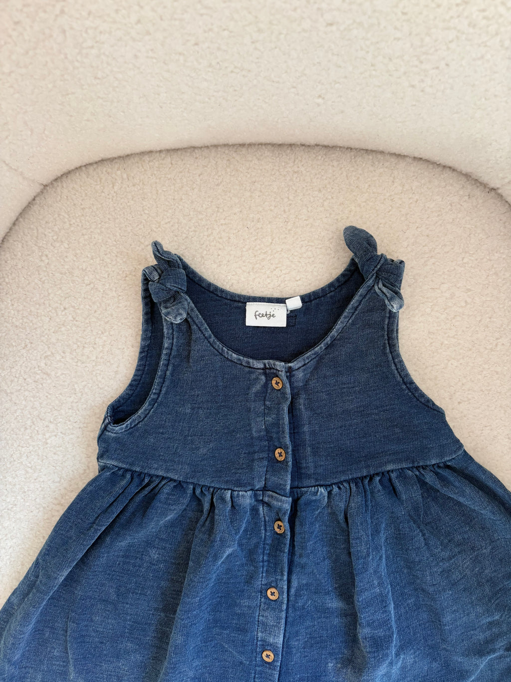 Feetje jeans kleedje - 92