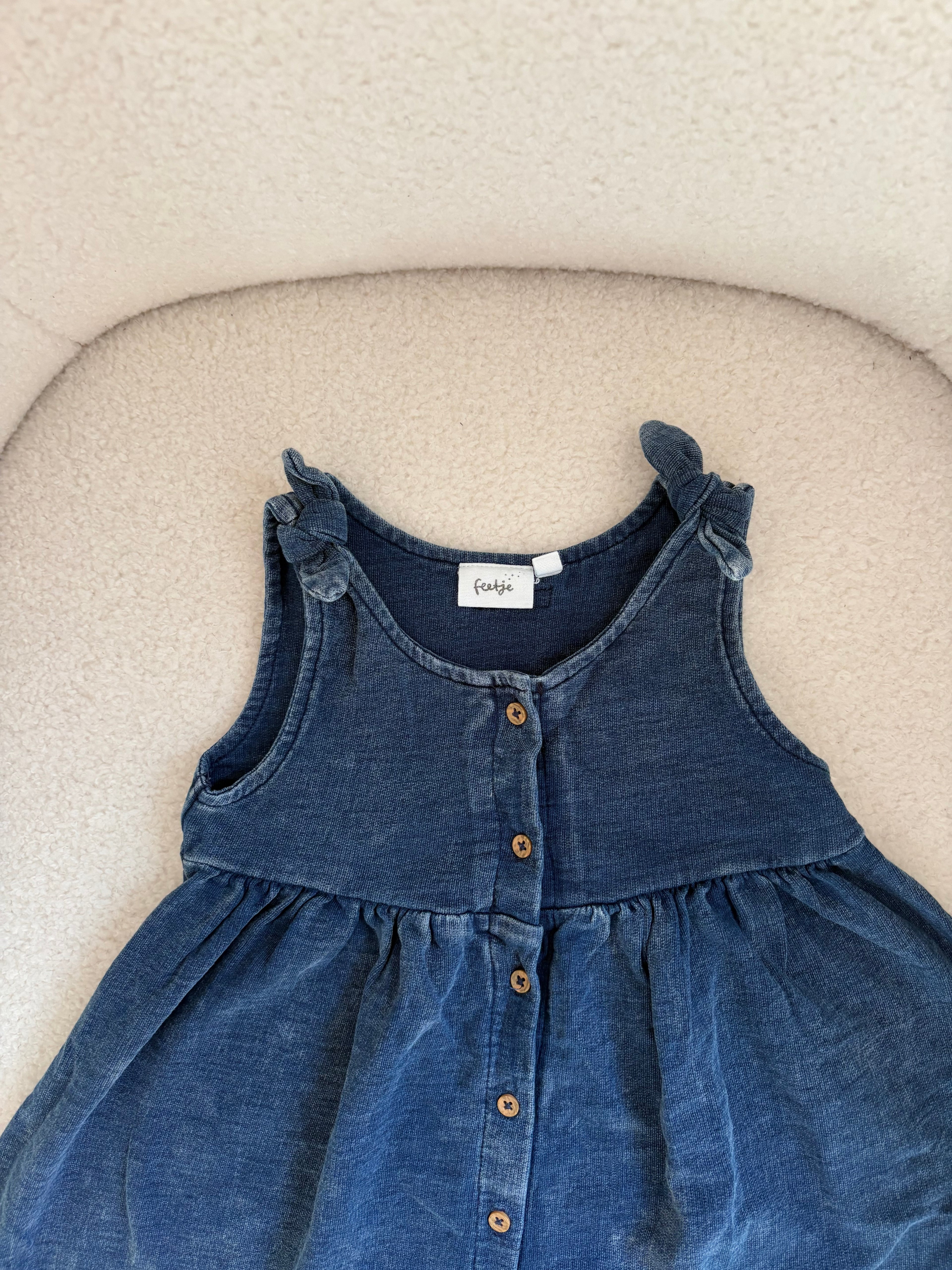 Feetje jeans kleedje - 92