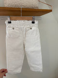 Jacadi - witte corduroy broek - 86