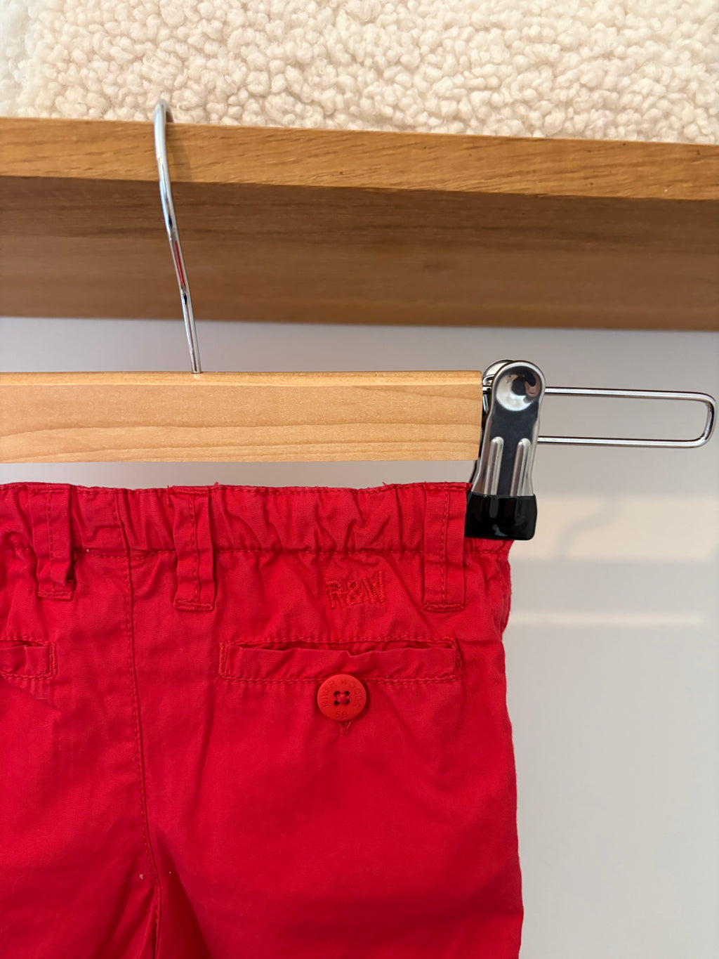 River woods - rood shortje - 3M