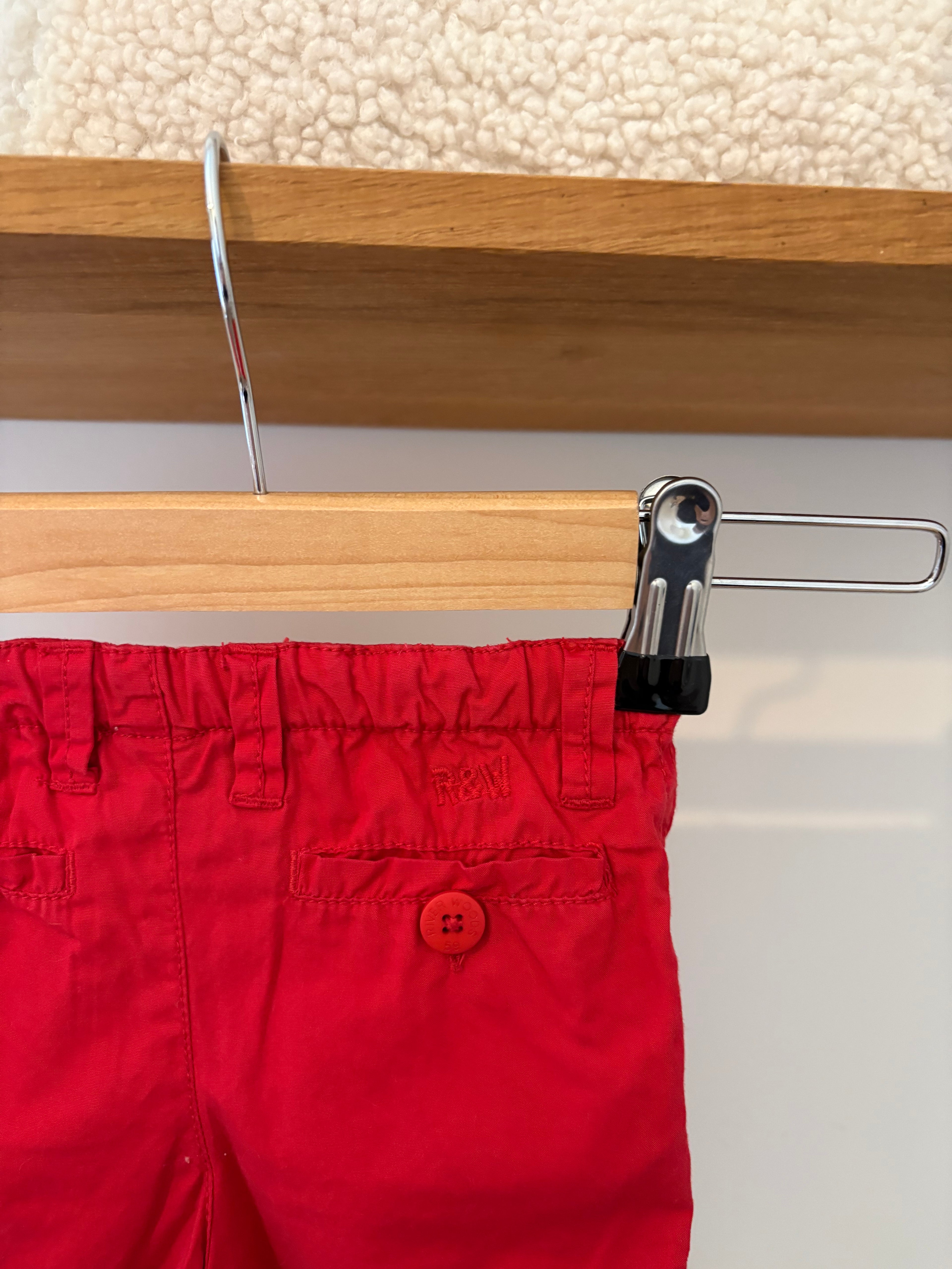 River woods - rood shortje - 3M
