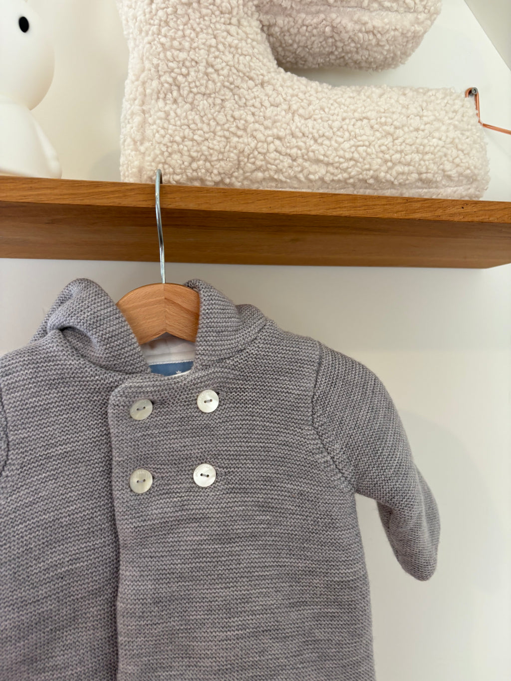 Jacadi - manteltje in merino wool - 3M