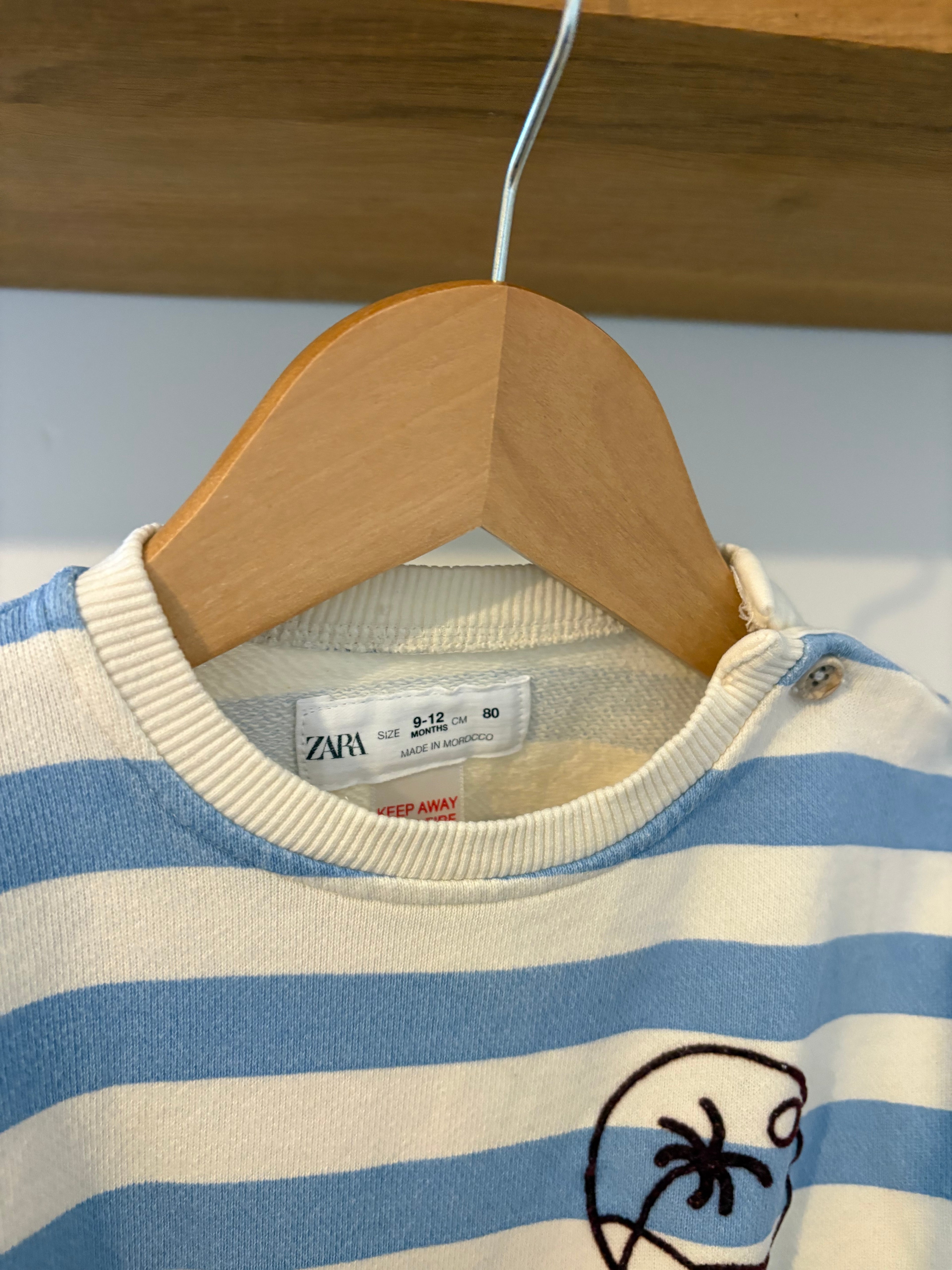 Zara - truitje streepjes - 80