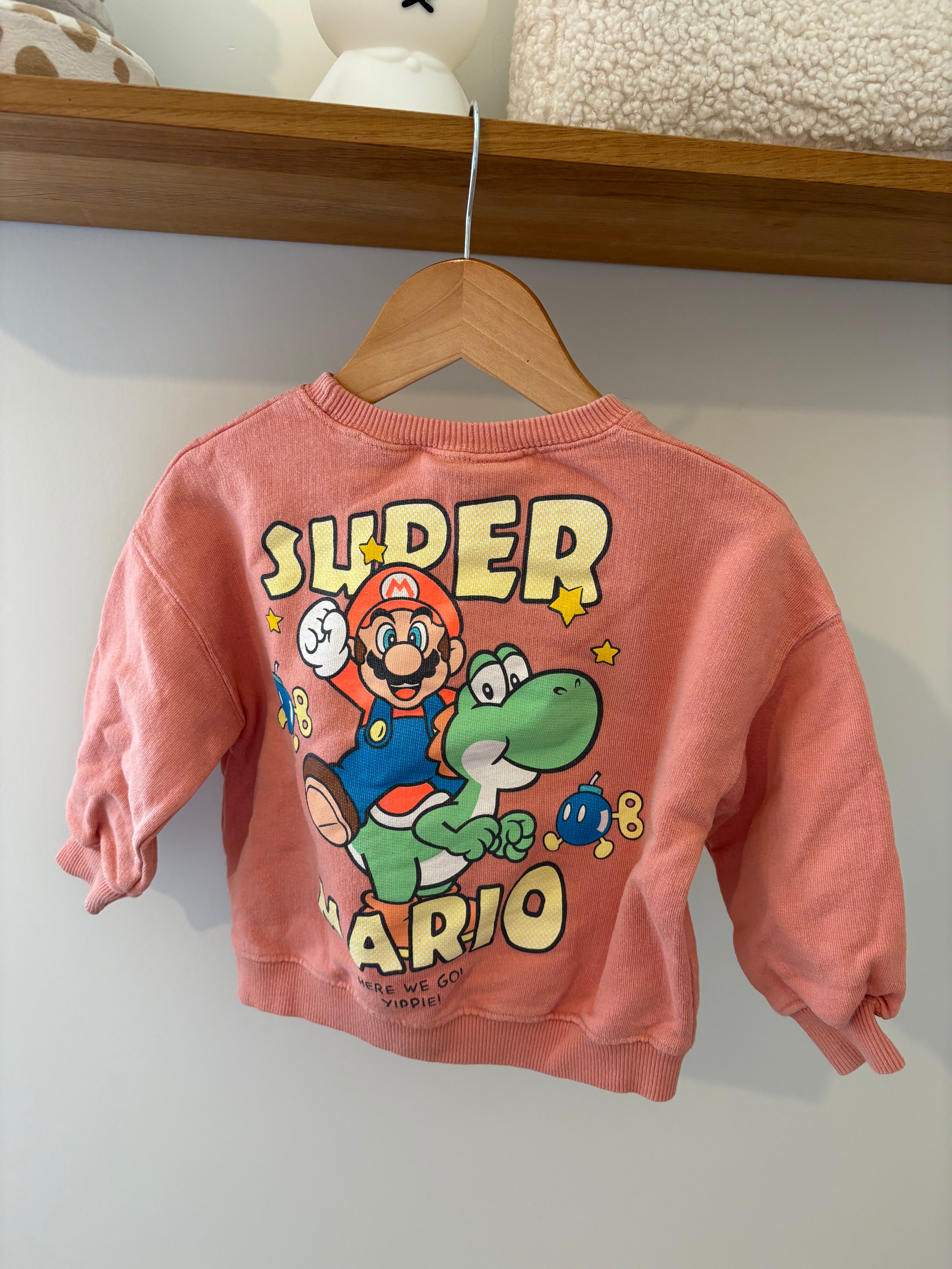 Zara - oversized sweater super mario - 86