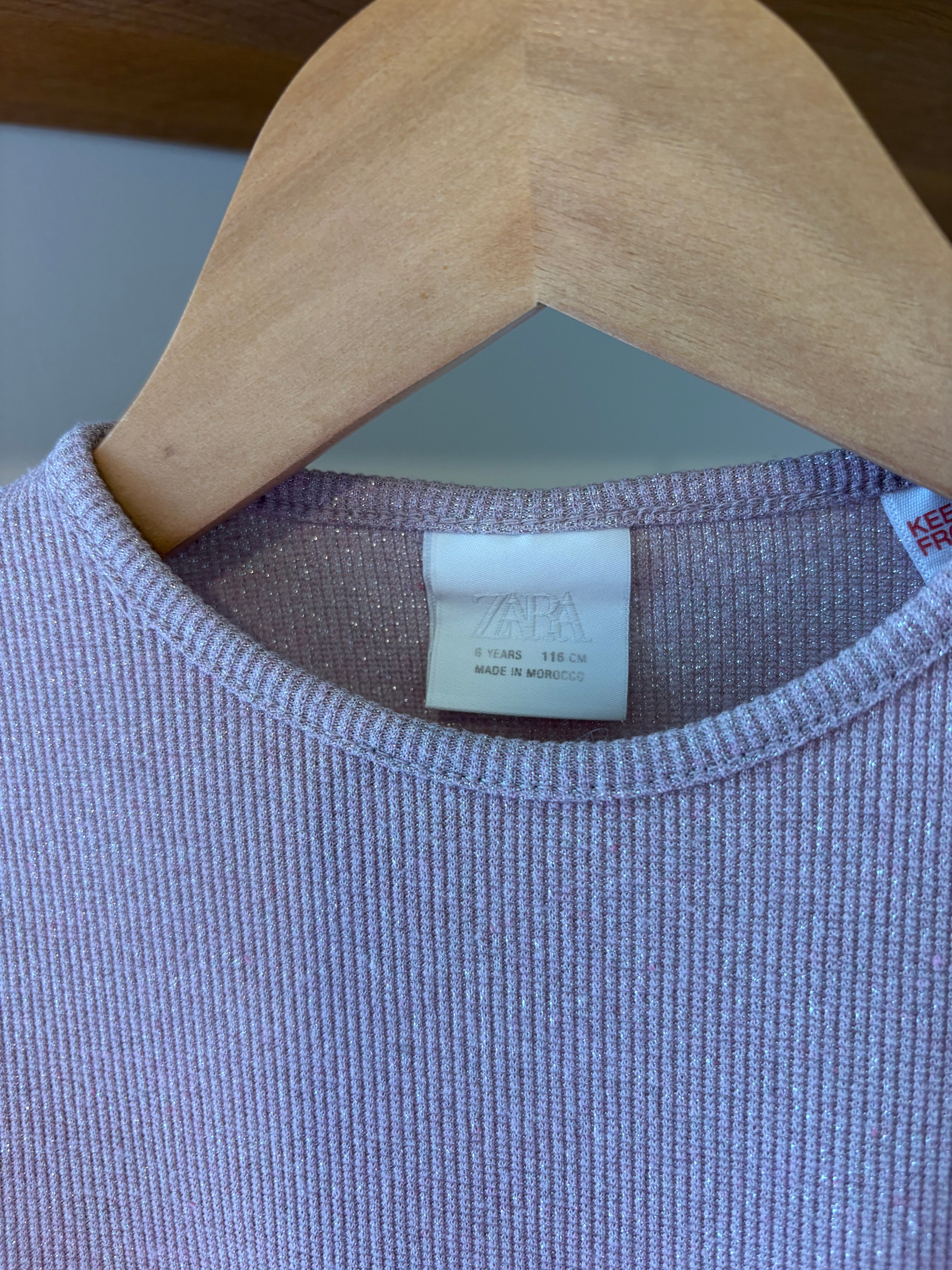 Zara - topje lange mouwen - 116