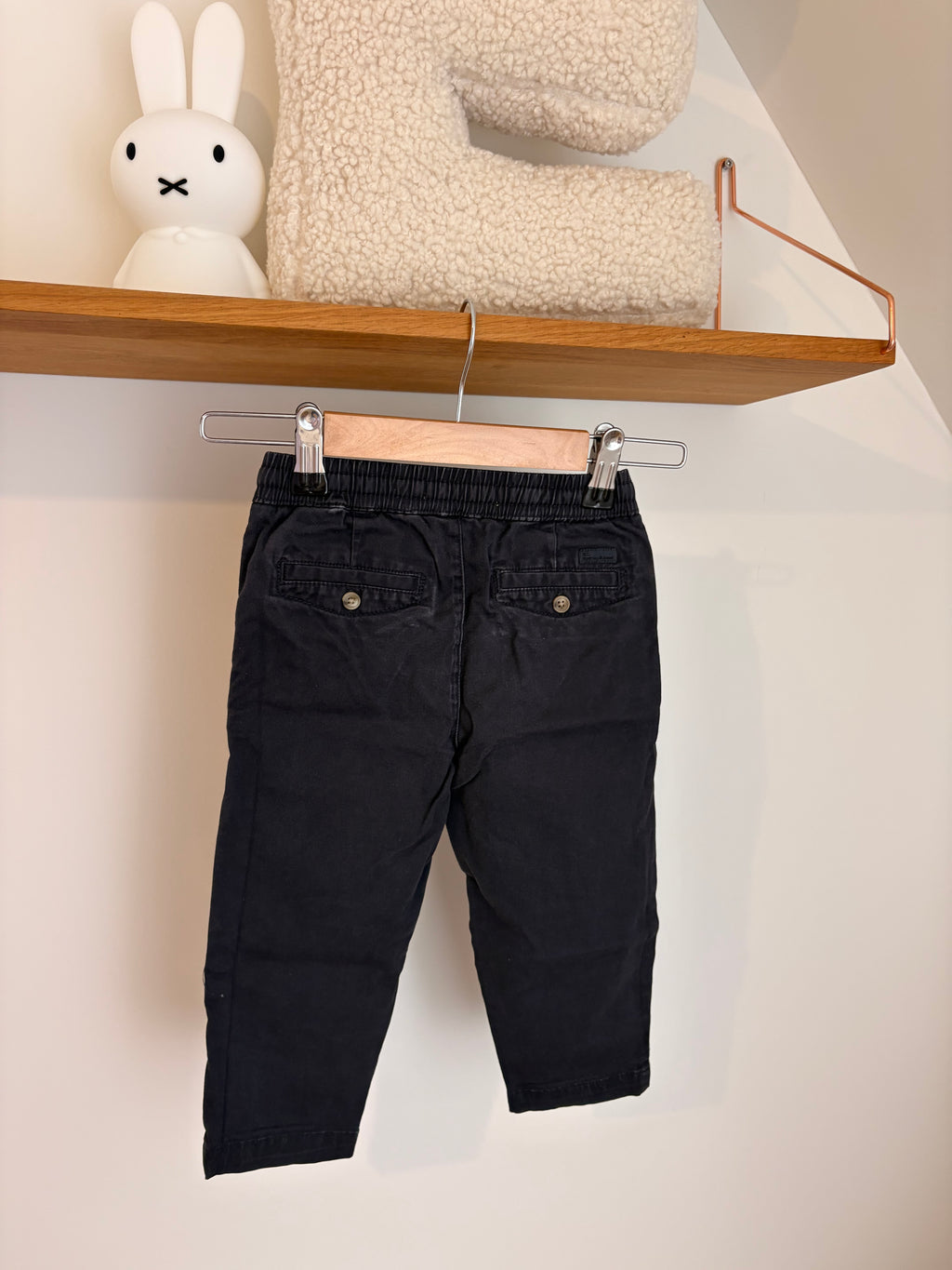 Zara - blauwe cargobroek - 92