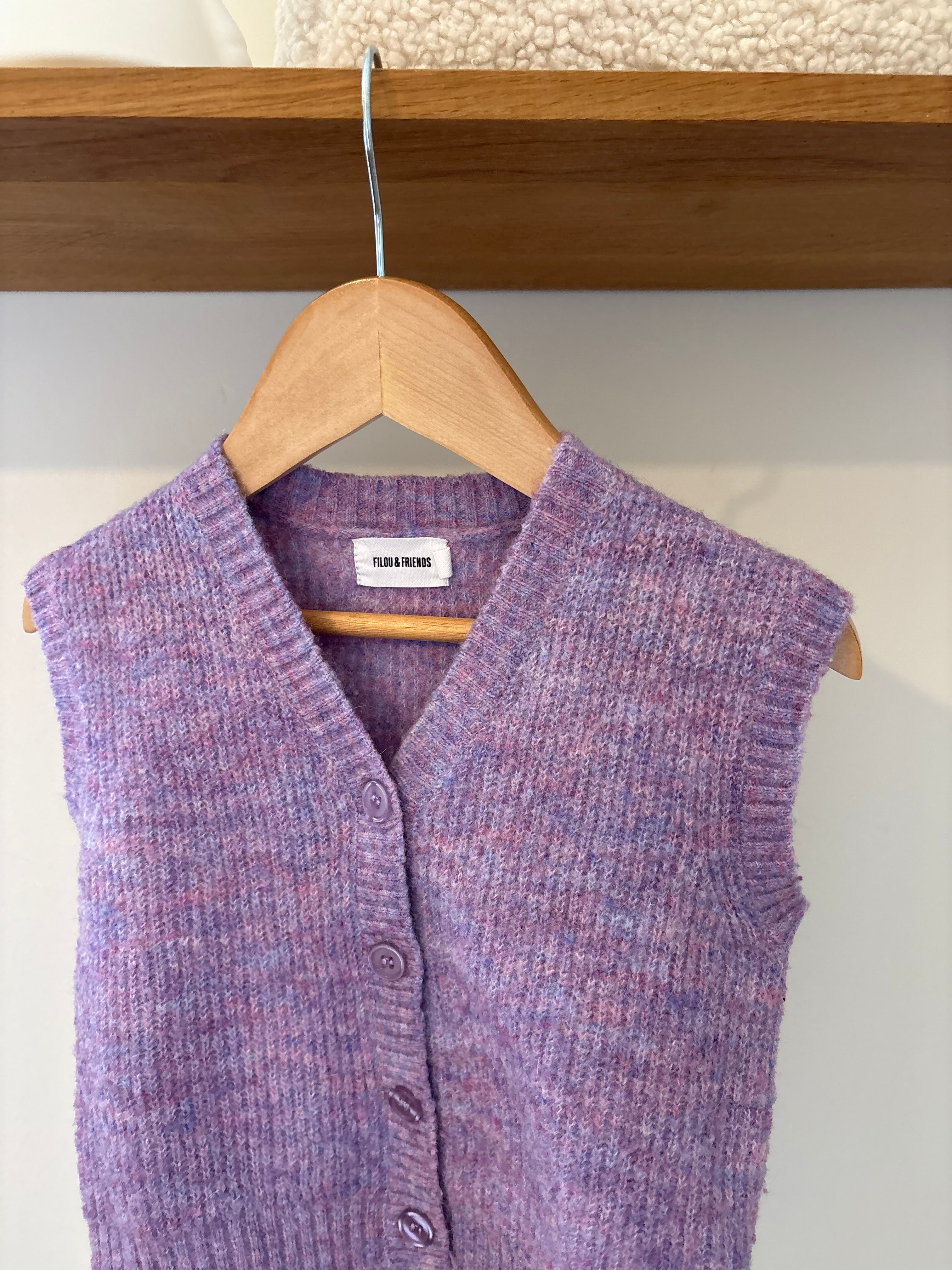 Filou & Friends - lila Debardeur knit - 2Y
