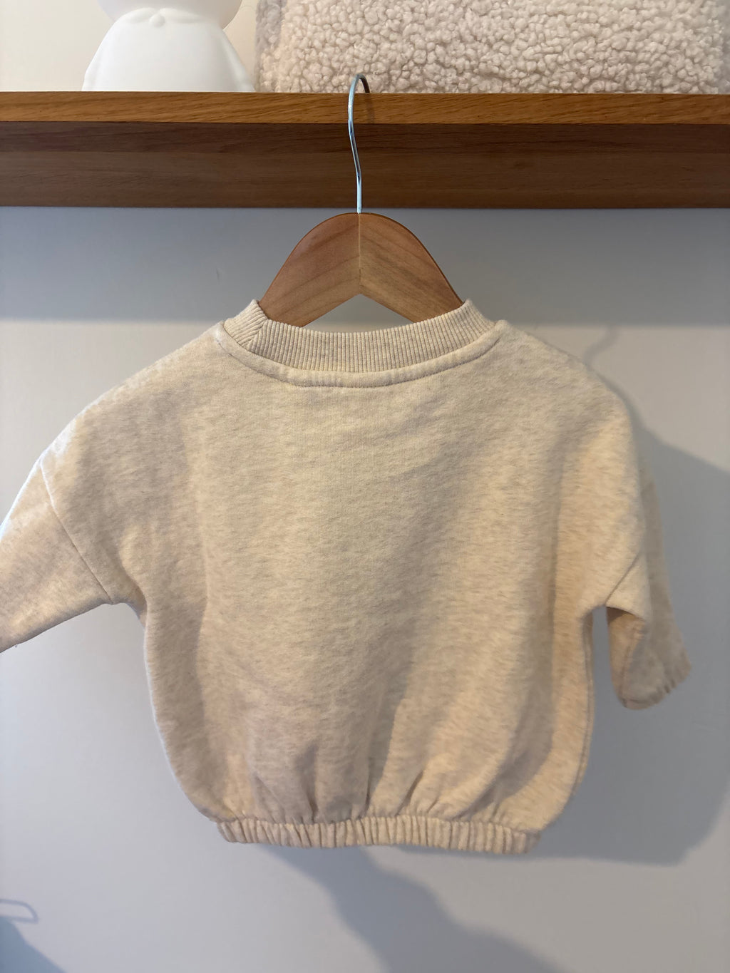 Next - beige sweater - 9/12 M