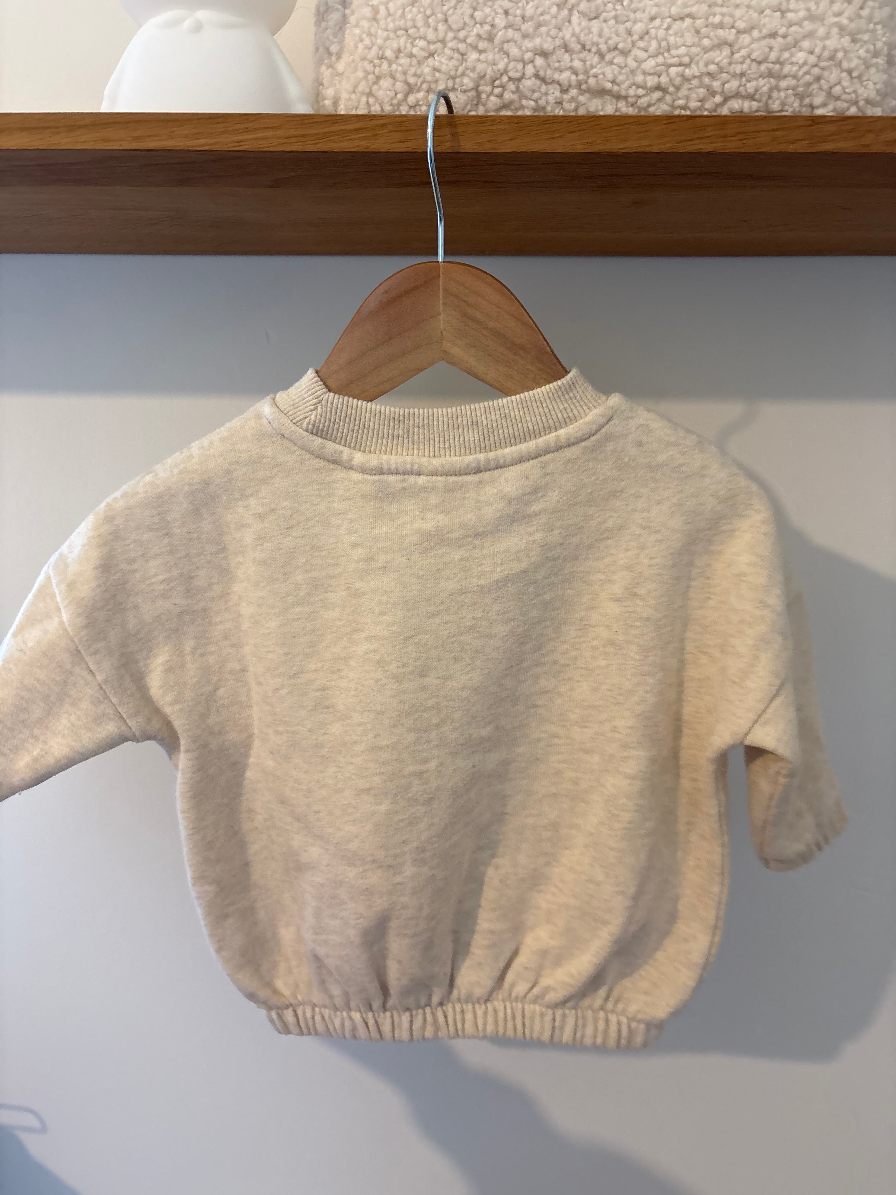 Next - beige sweater - 9/12 M