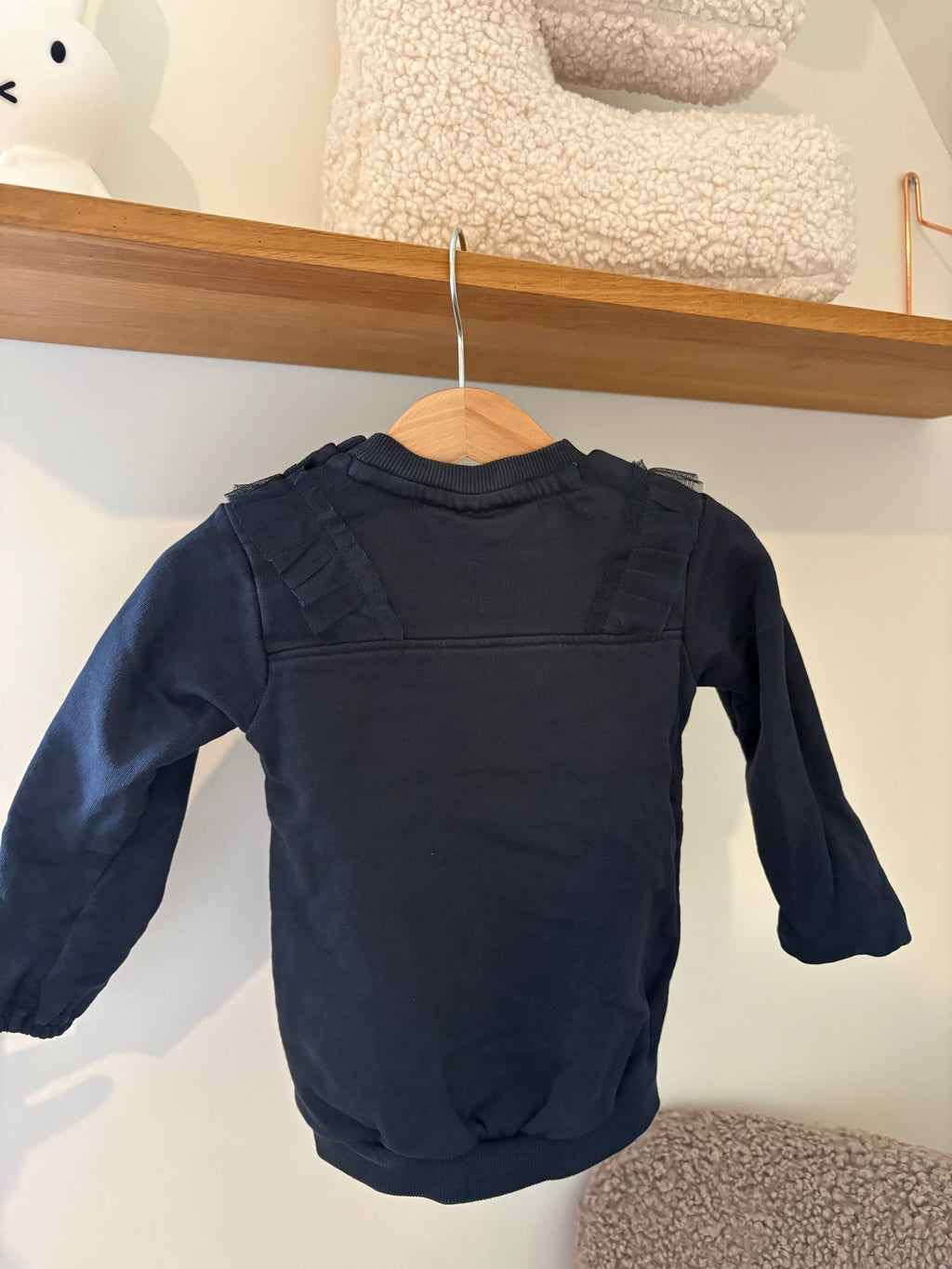 Feetje trui donkerblauw - 86