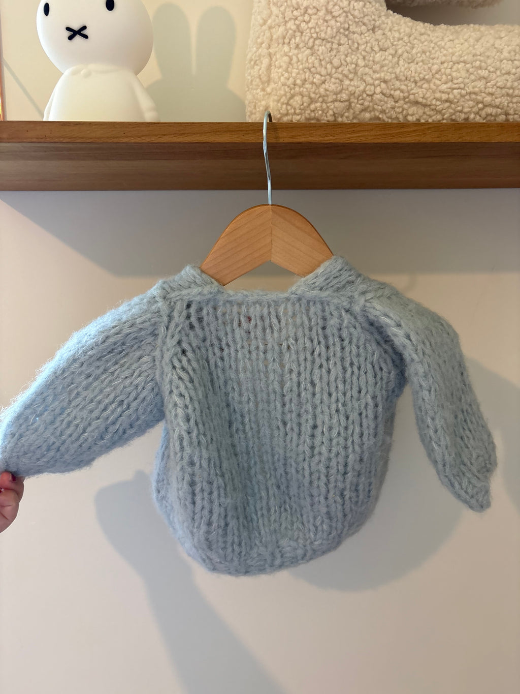 Love By Jackie - blauwe knit - 6M
