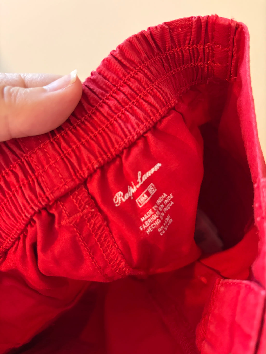 Ralph Lauren - rode short - 18M