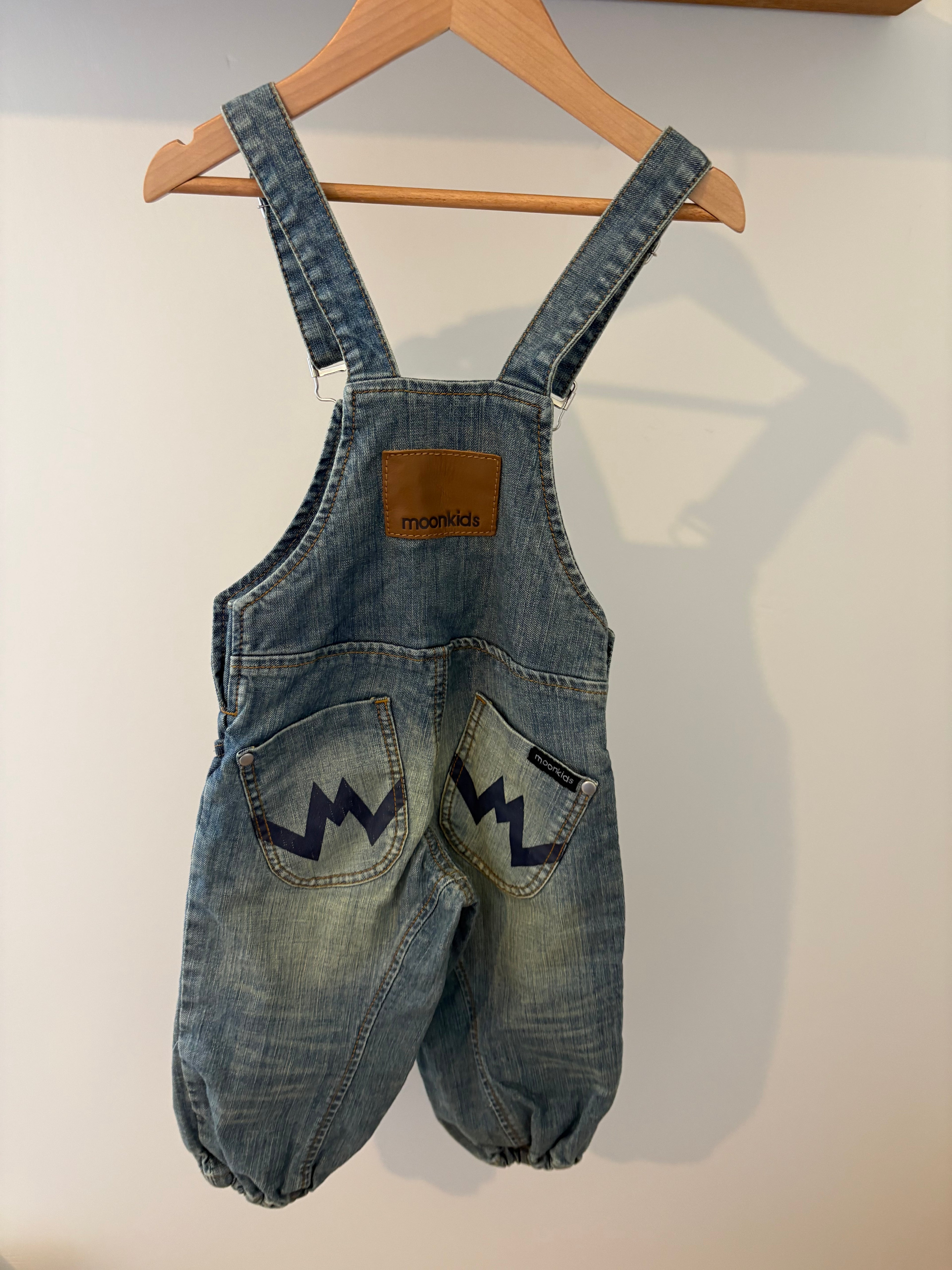 Moonkids - jeans salopette - 80
