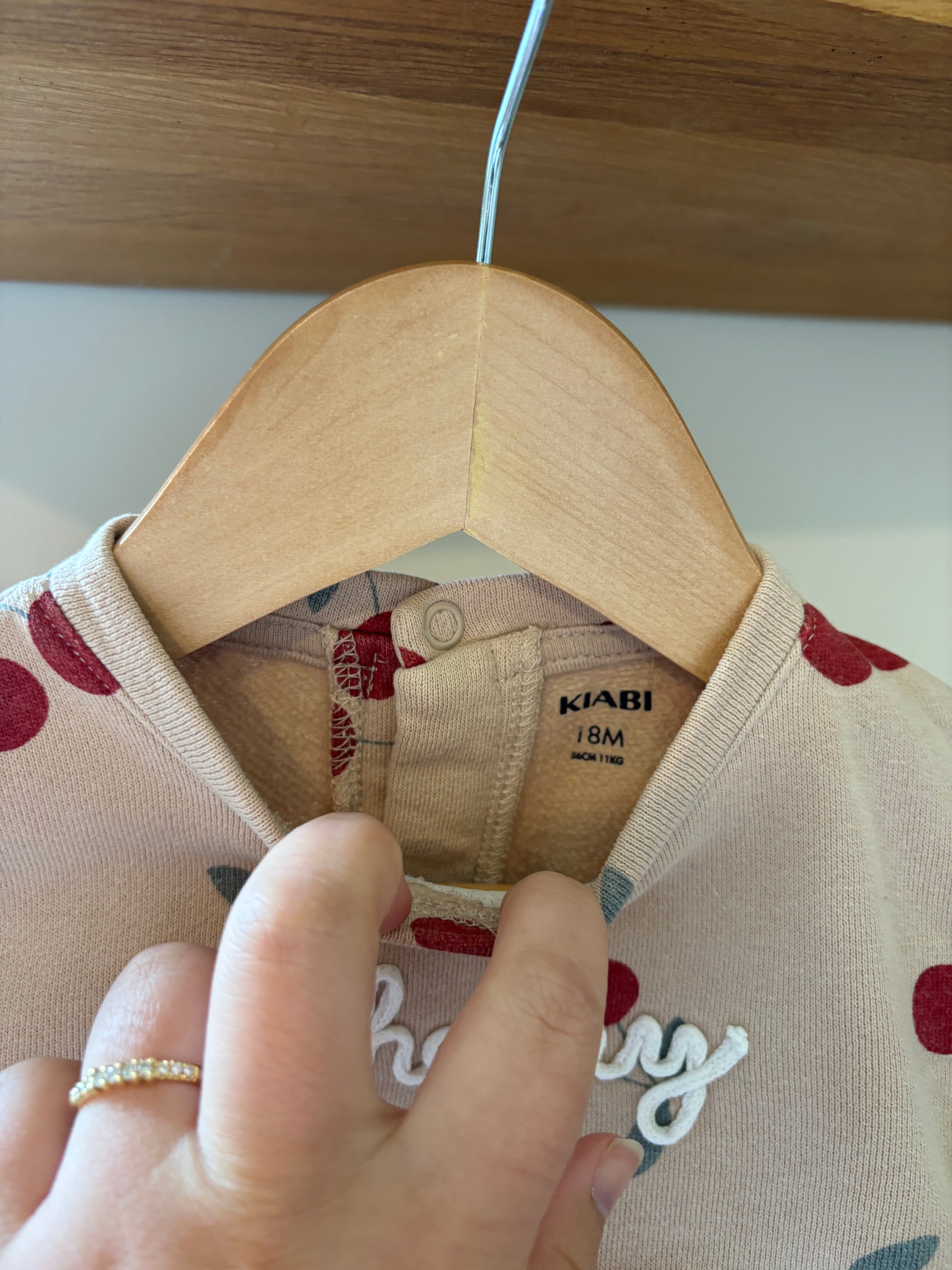 Kiabi - jurkje cherry - 18M