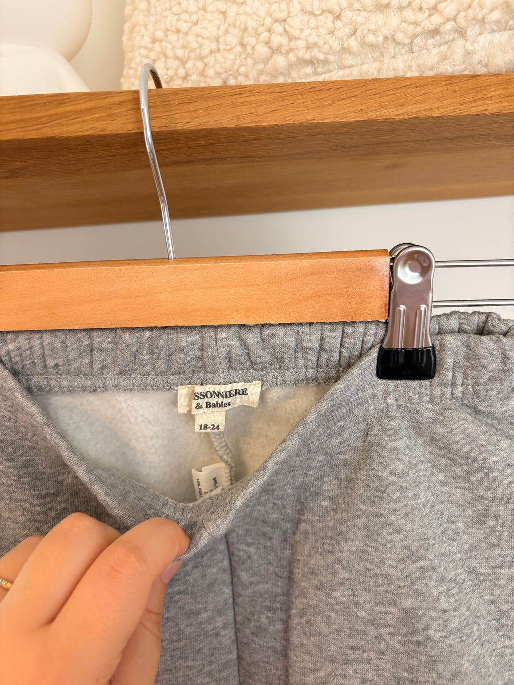 Buissoniere - trainingsbroek grijs - 18/24M