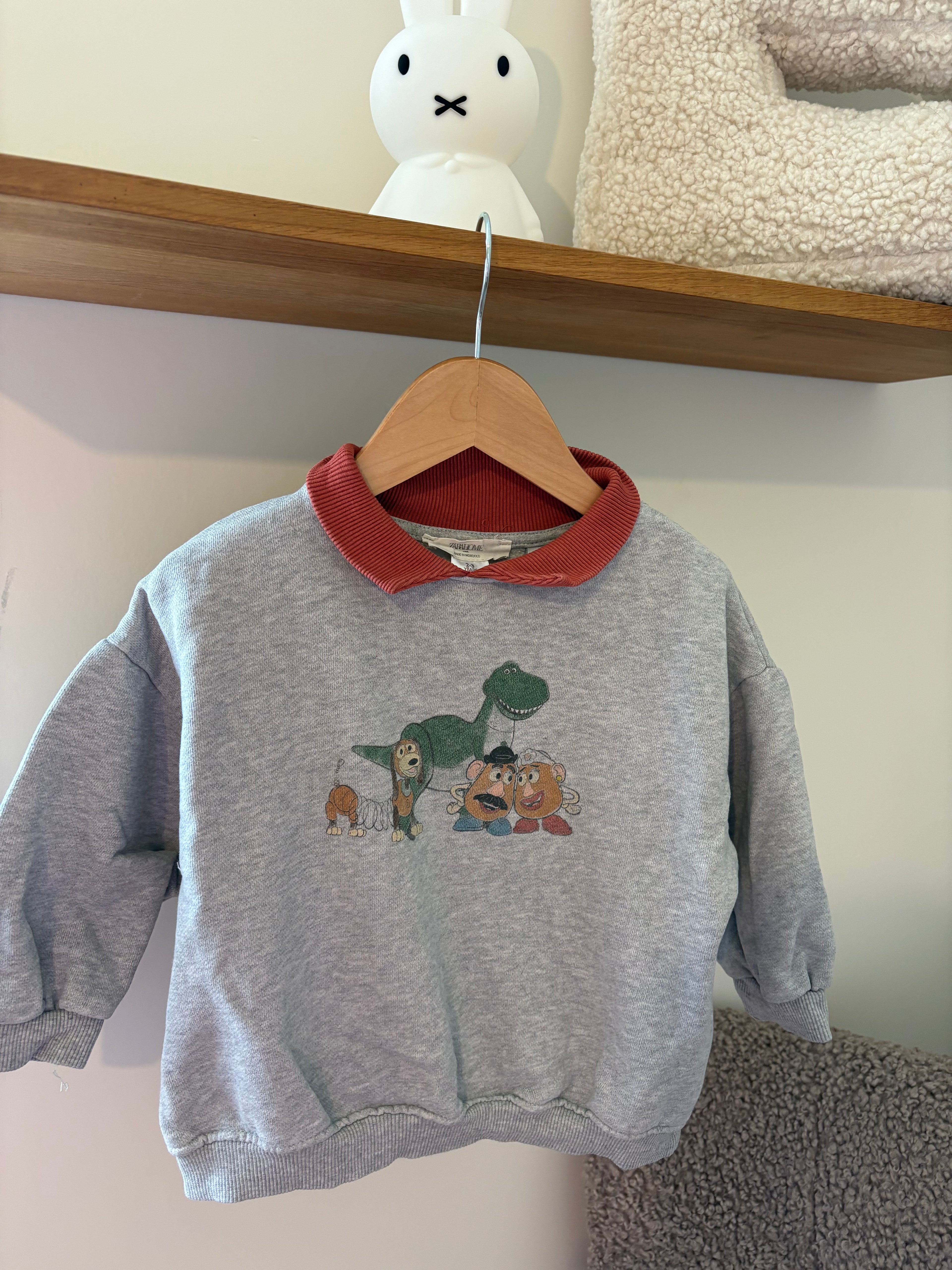 Zara Home - sweater figuurtjes - 2/3Y