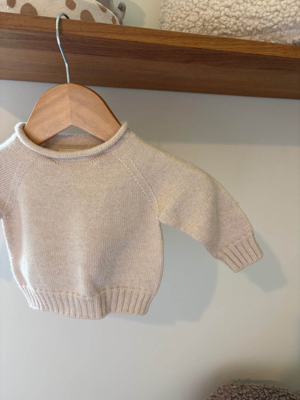 hvid - sweater - 0/3M