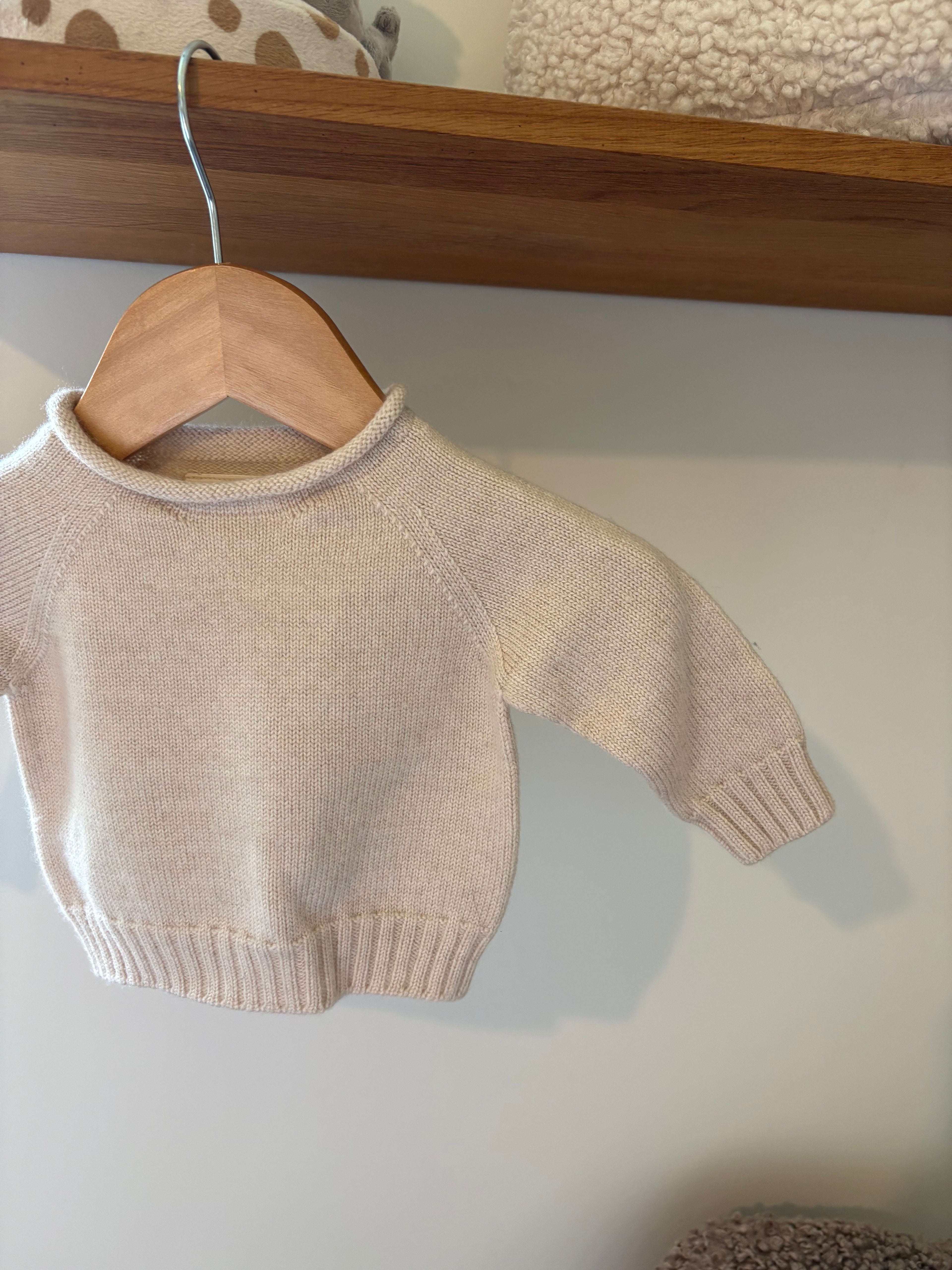 hvid - sweater - 0/3M