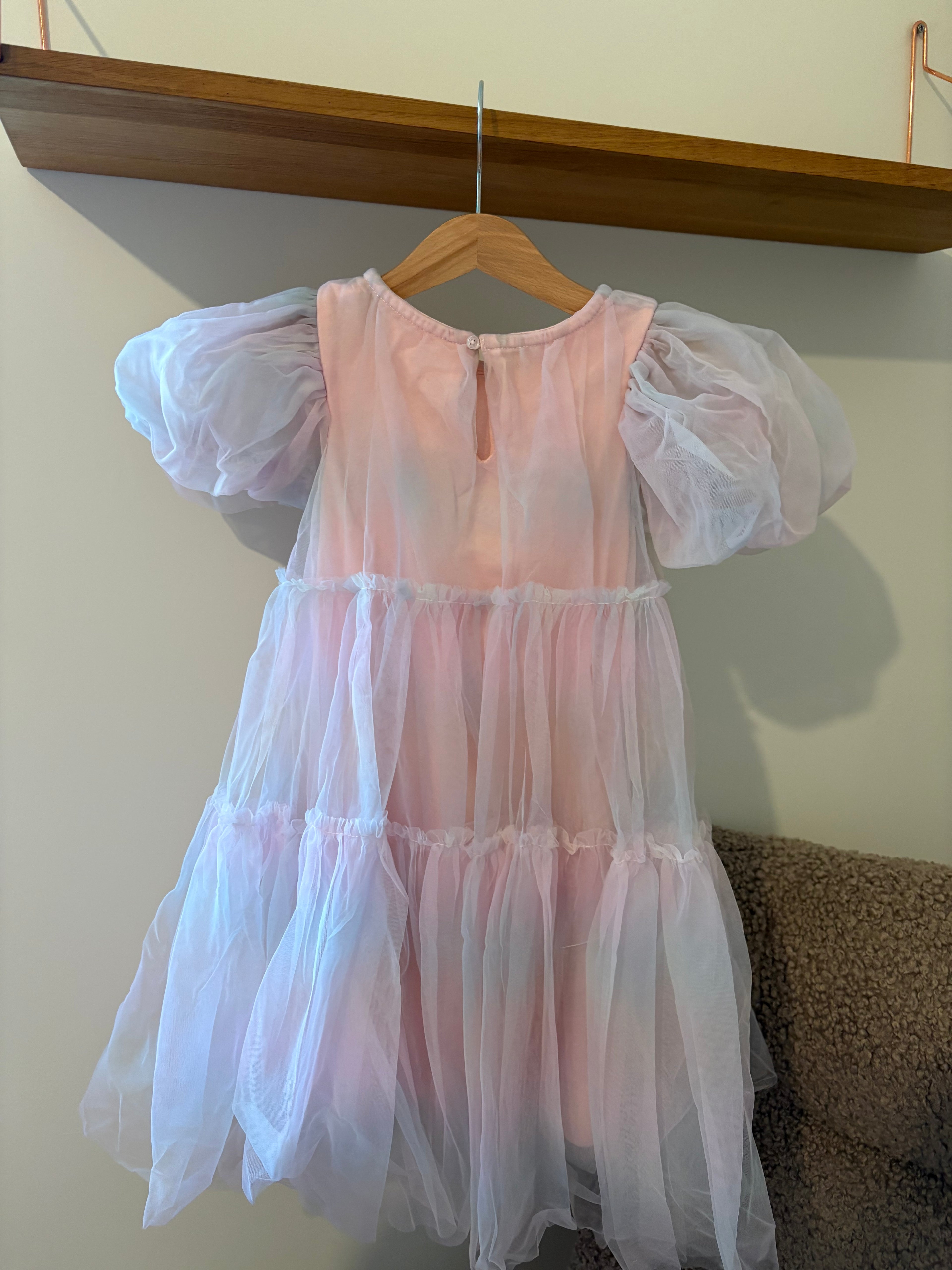 Next Jurk met pofmouwen tutu - 98