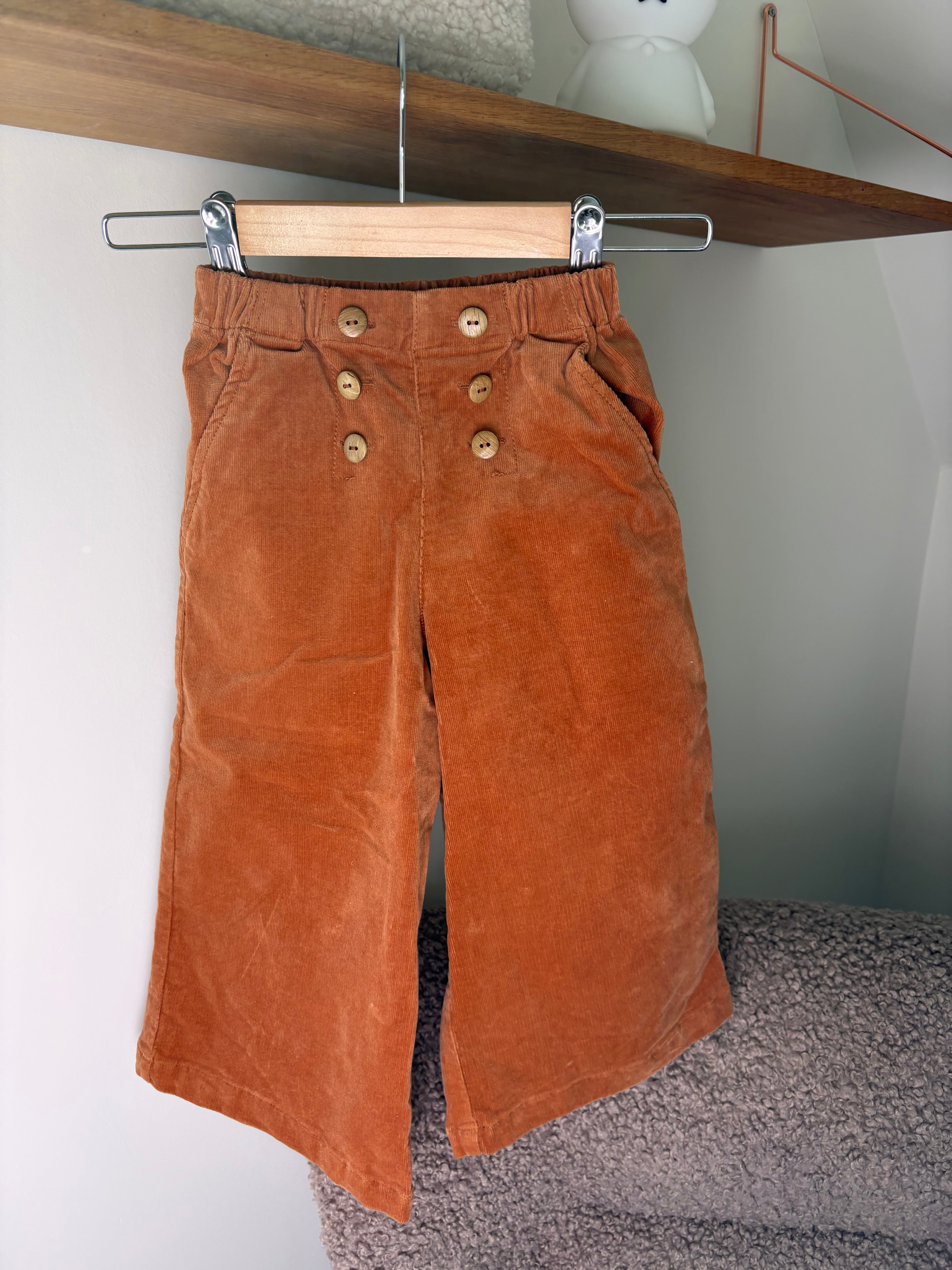 JBC bruine velvet broek - 98