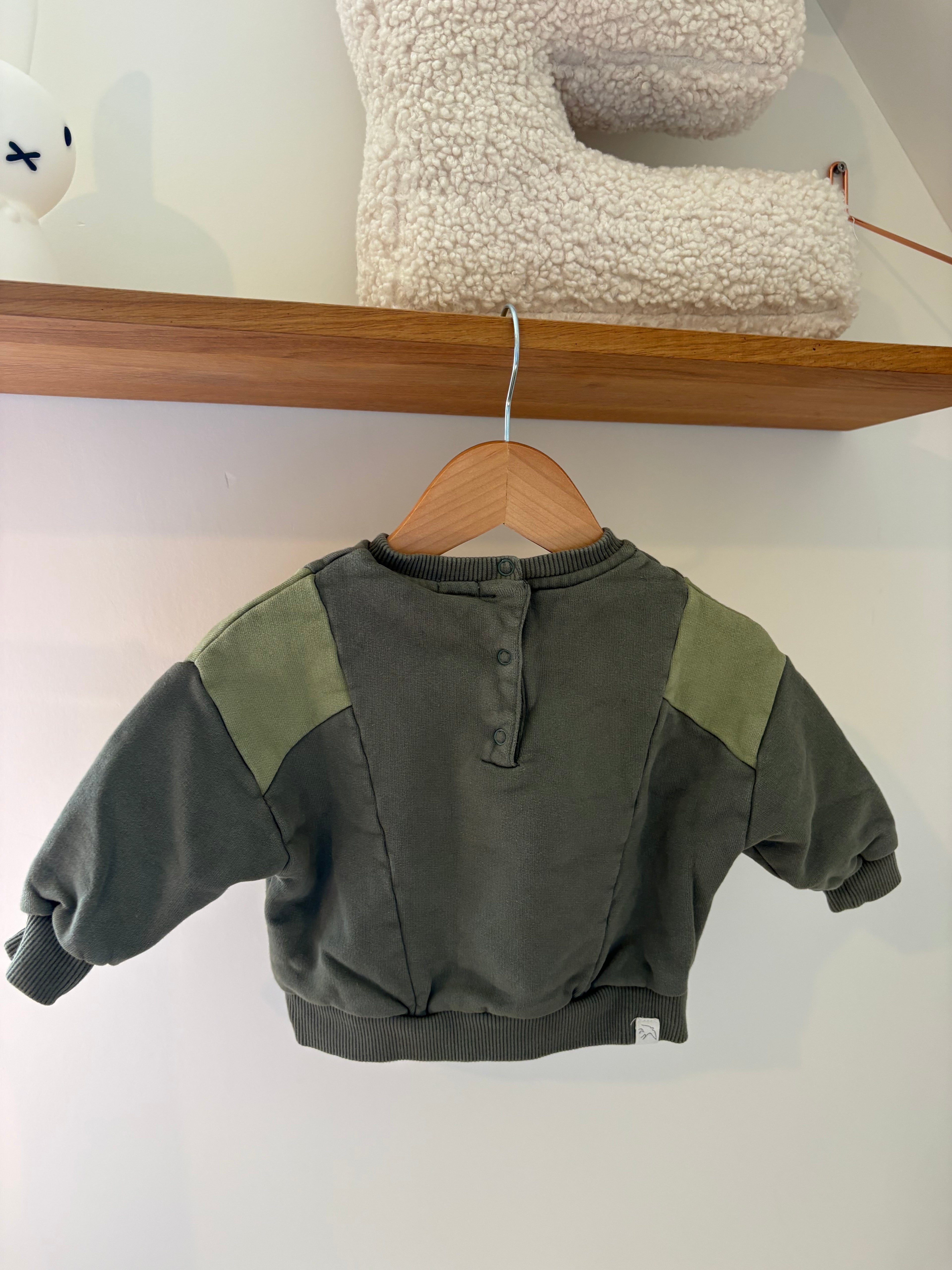 Jenest - groene sweater - 9/12M