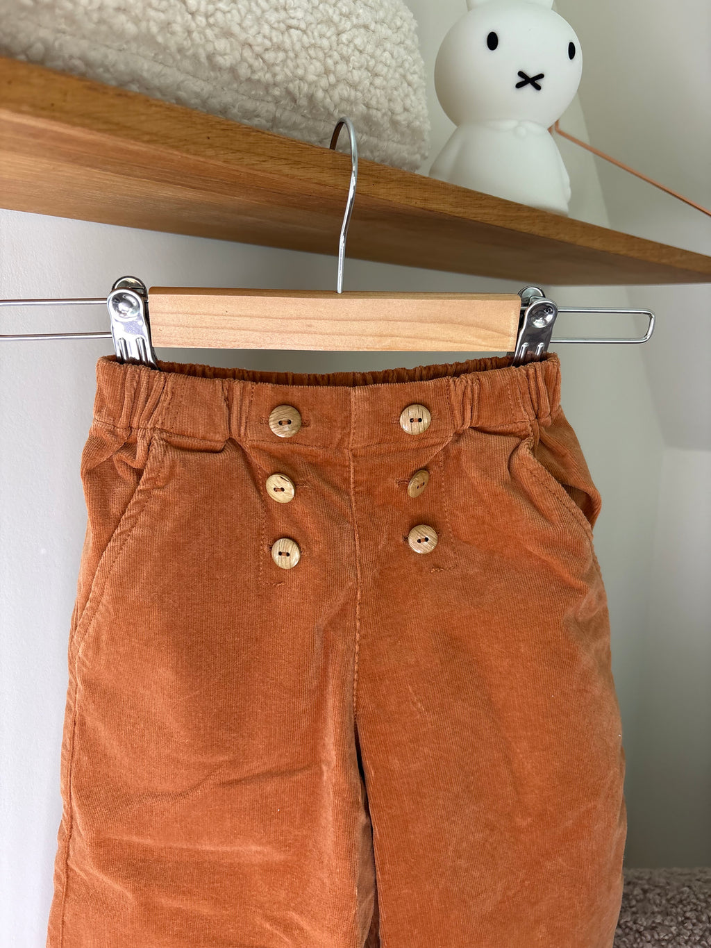 JBC bruine velvet broek - 98