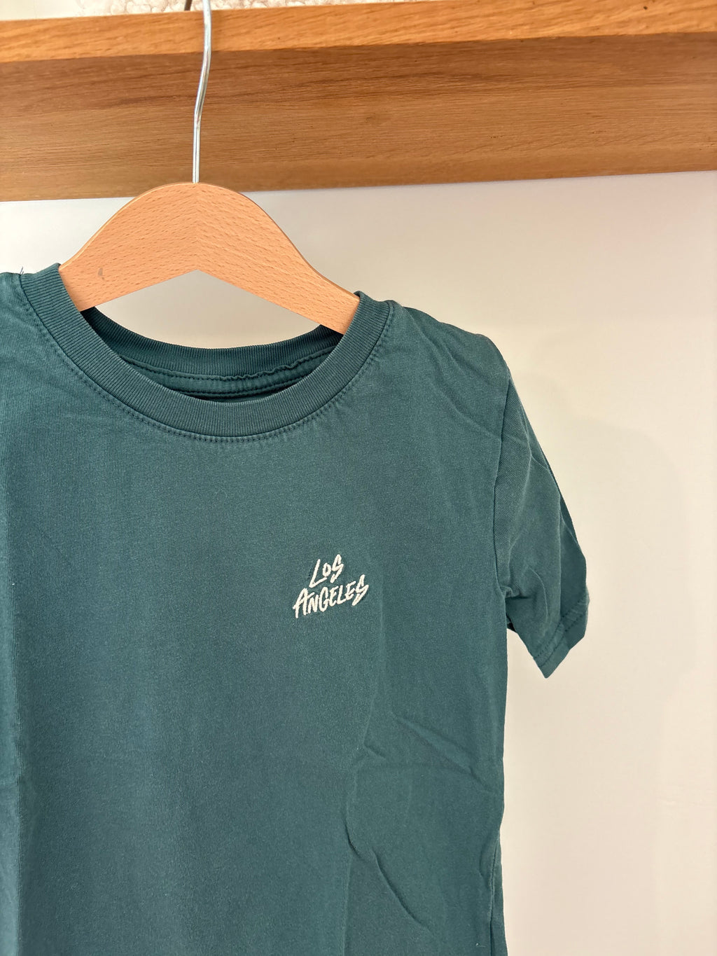 H&M - tshirt groen - 7/8Y