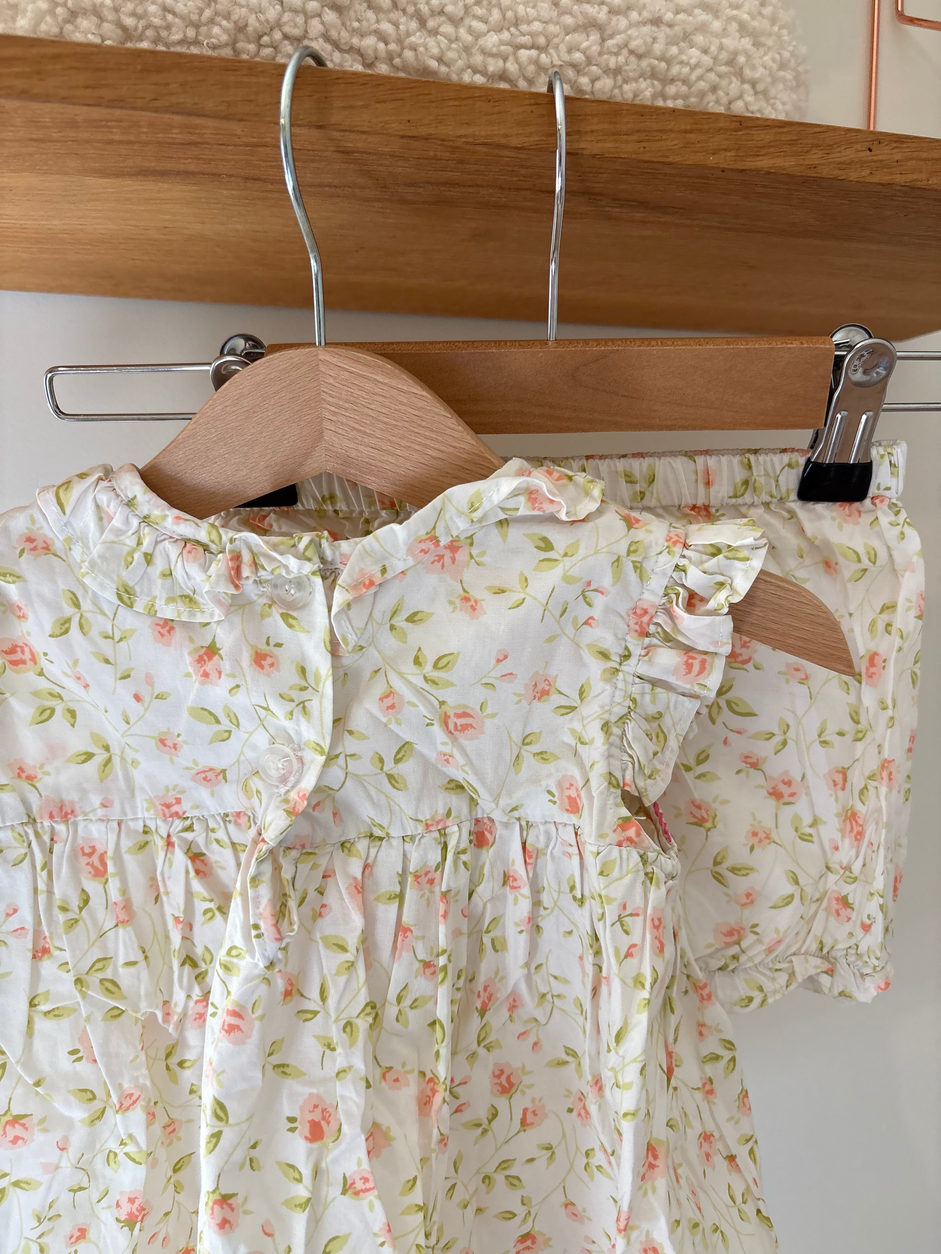 Aurora Royal - setje met bloomer - 12M