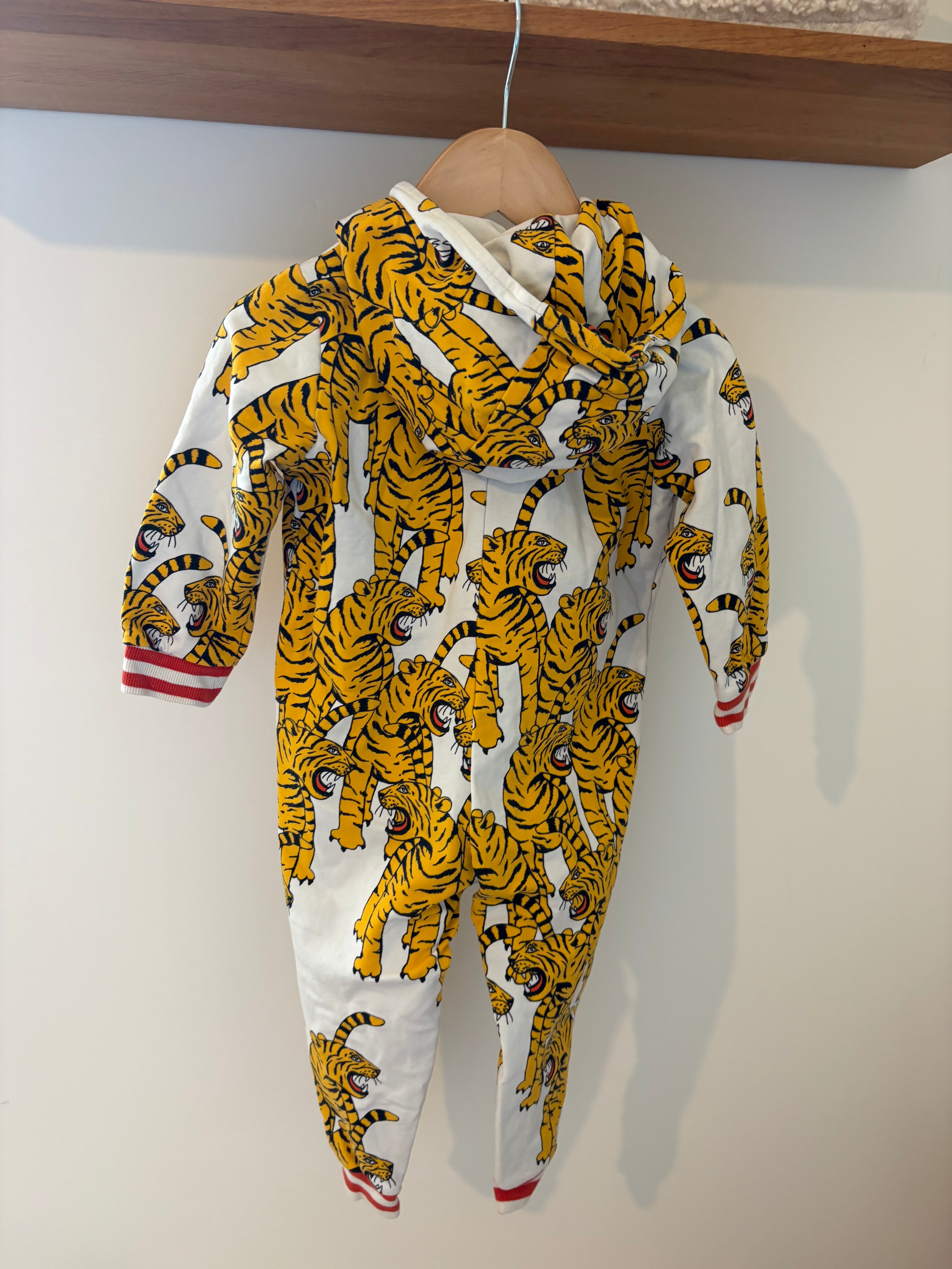 Mini Rodini - onesie luipaard - 80/86