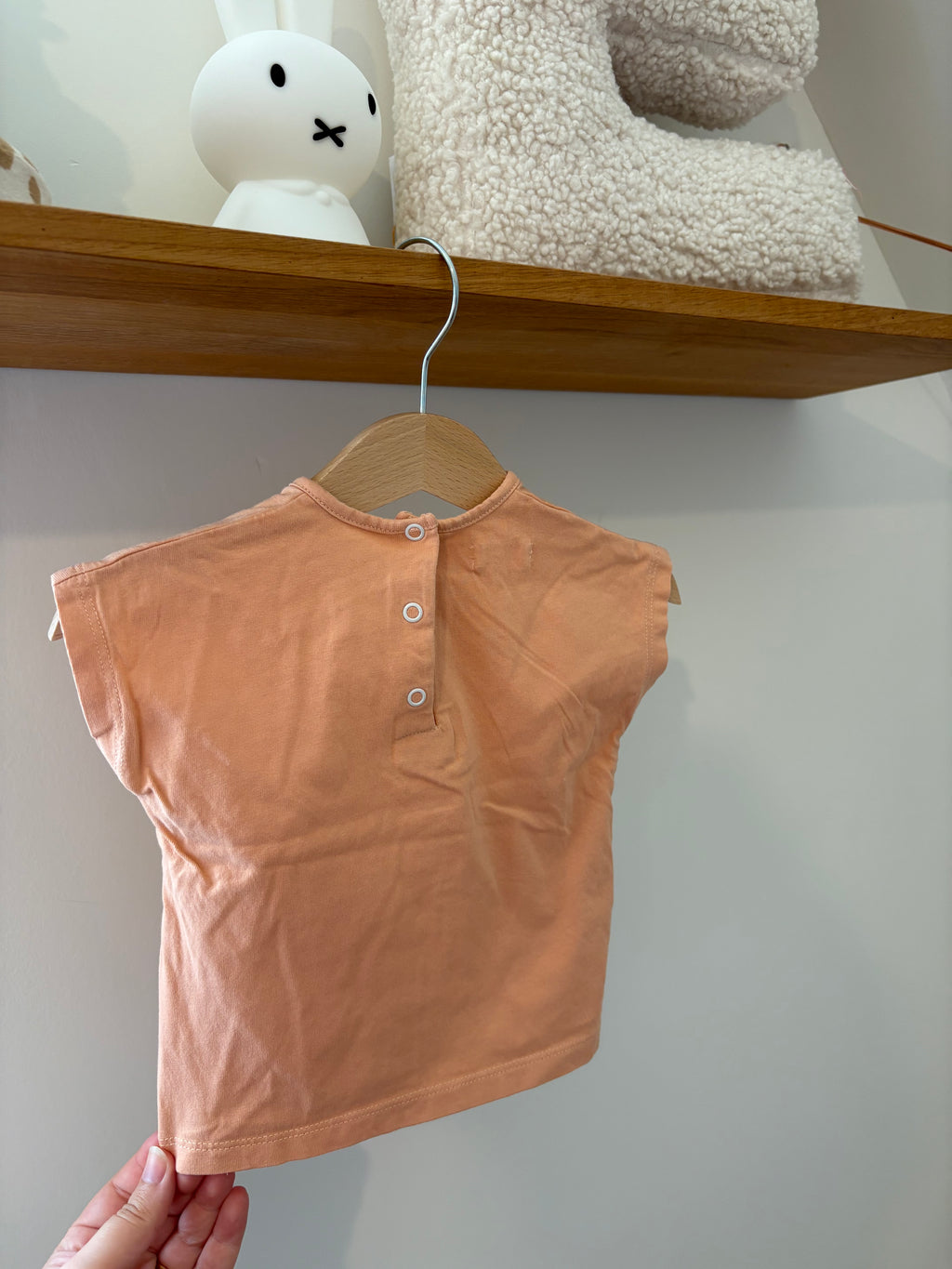P'tit Filou - pasteloranje tshirt - 9M