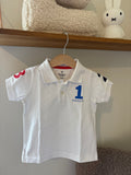 Hackett witte polo - 2Y