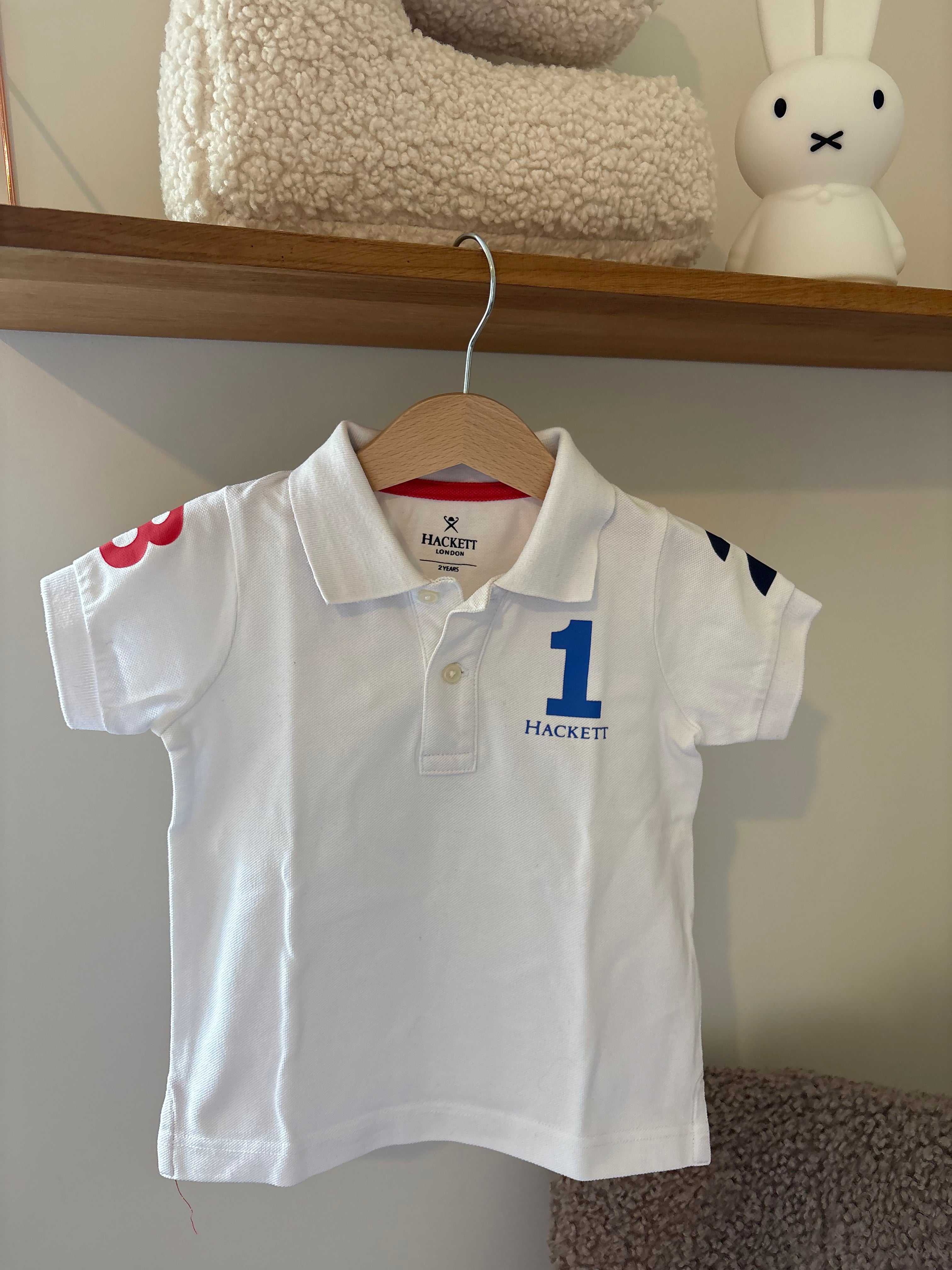 Hackett witte polo - 2Y