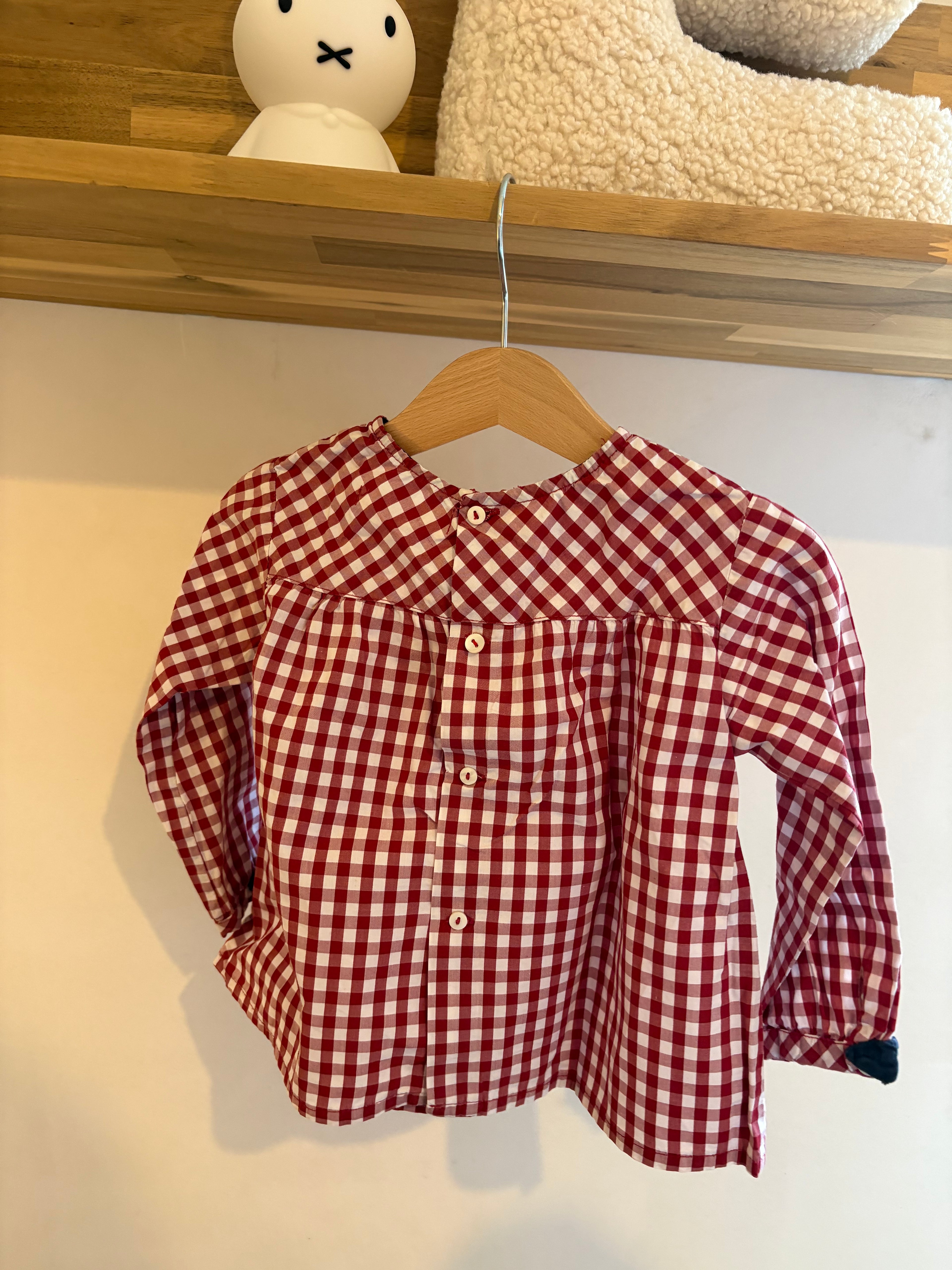 Zara - rood blouseje - 2 Y