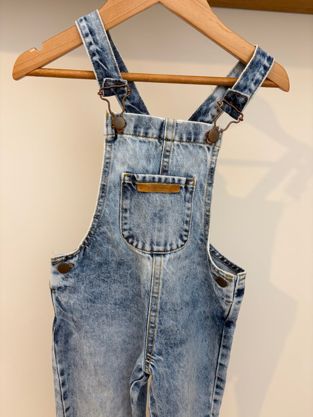 Piupiuchick - denim salopette - 18M